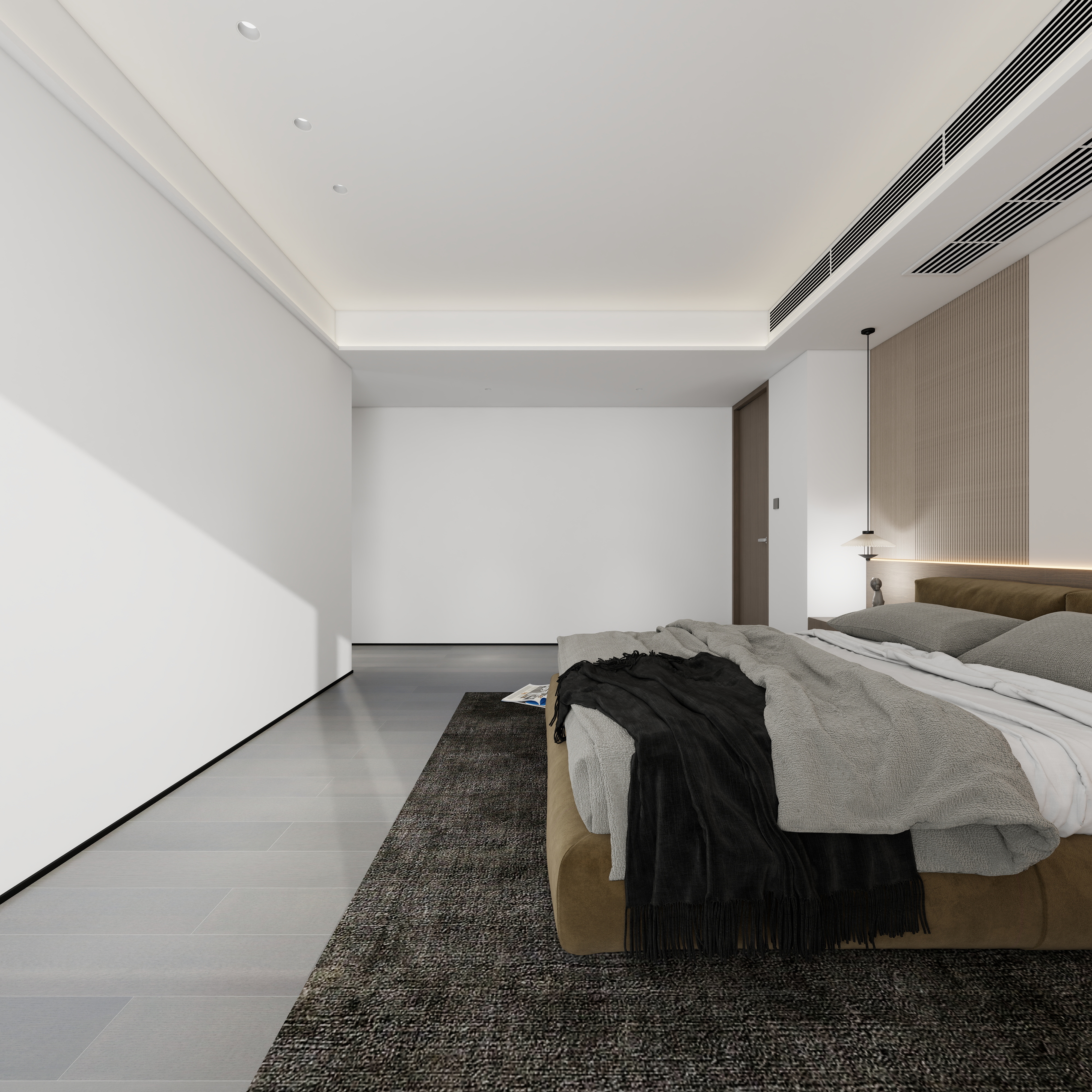 神马云在线-自建房。复式二层主人睡房装修效果图第5张