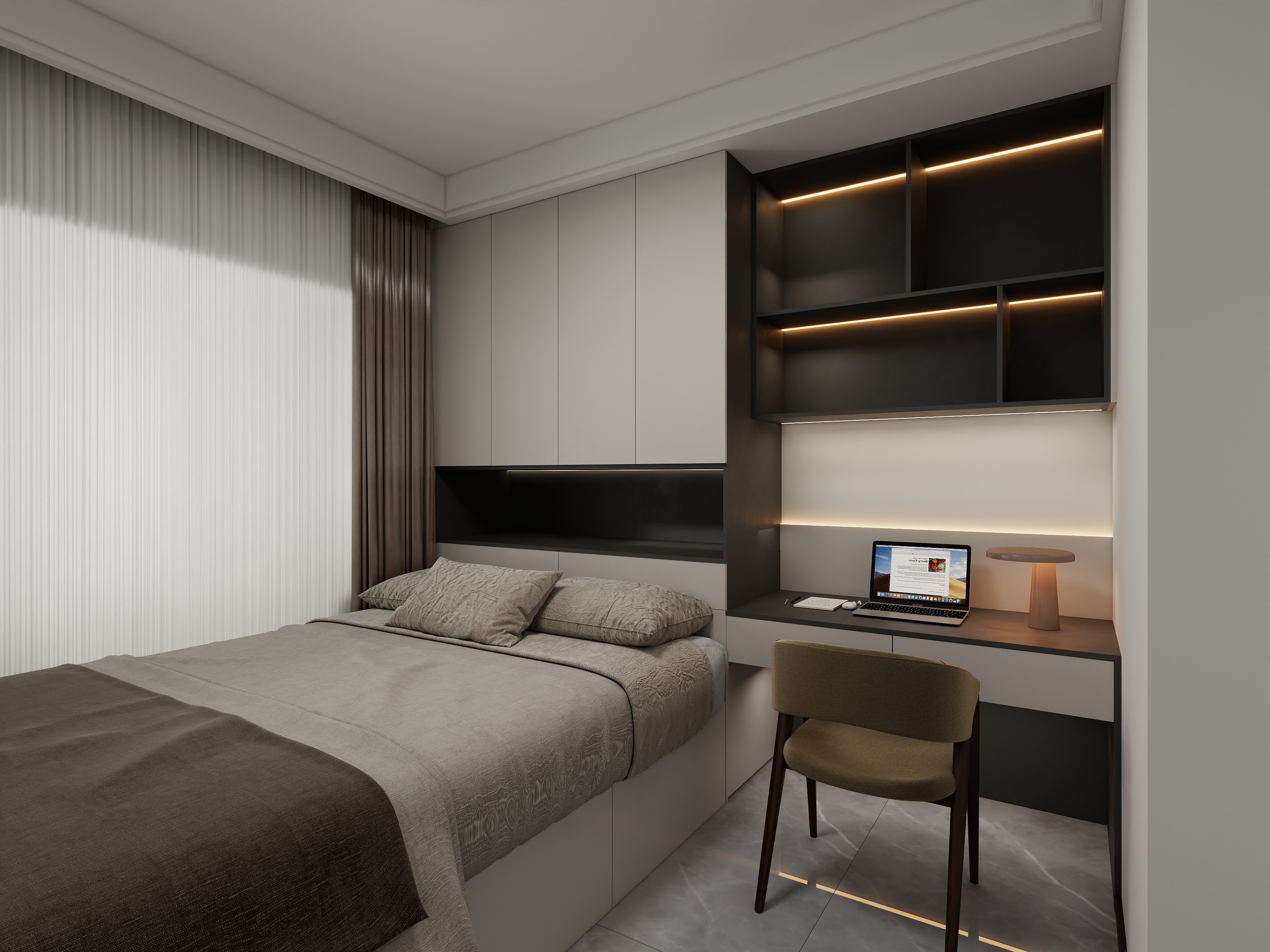 艺雅丽-121平现代简约装修效果图