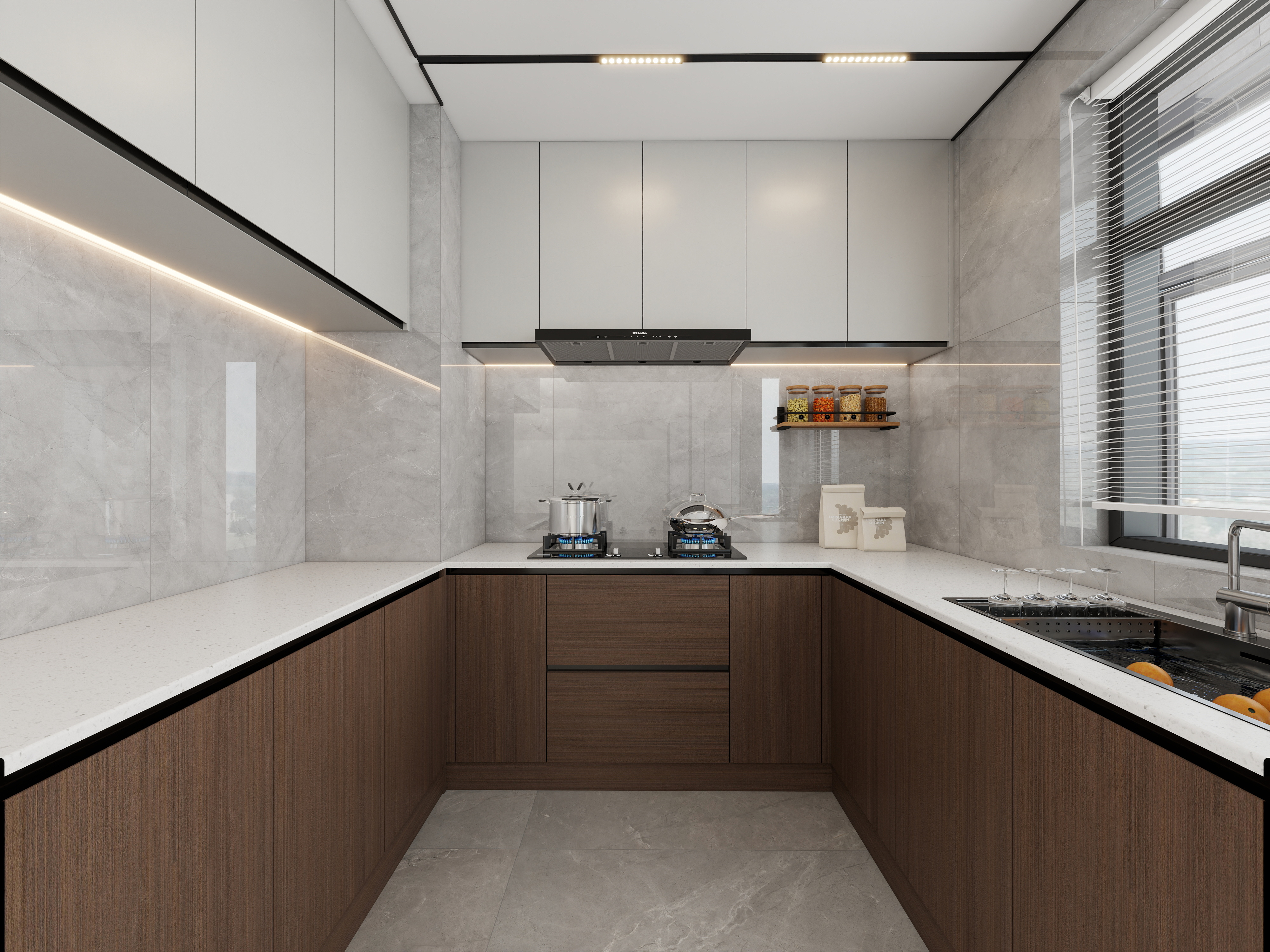 拾年设计李冰-旭辉尊府2装修效果图