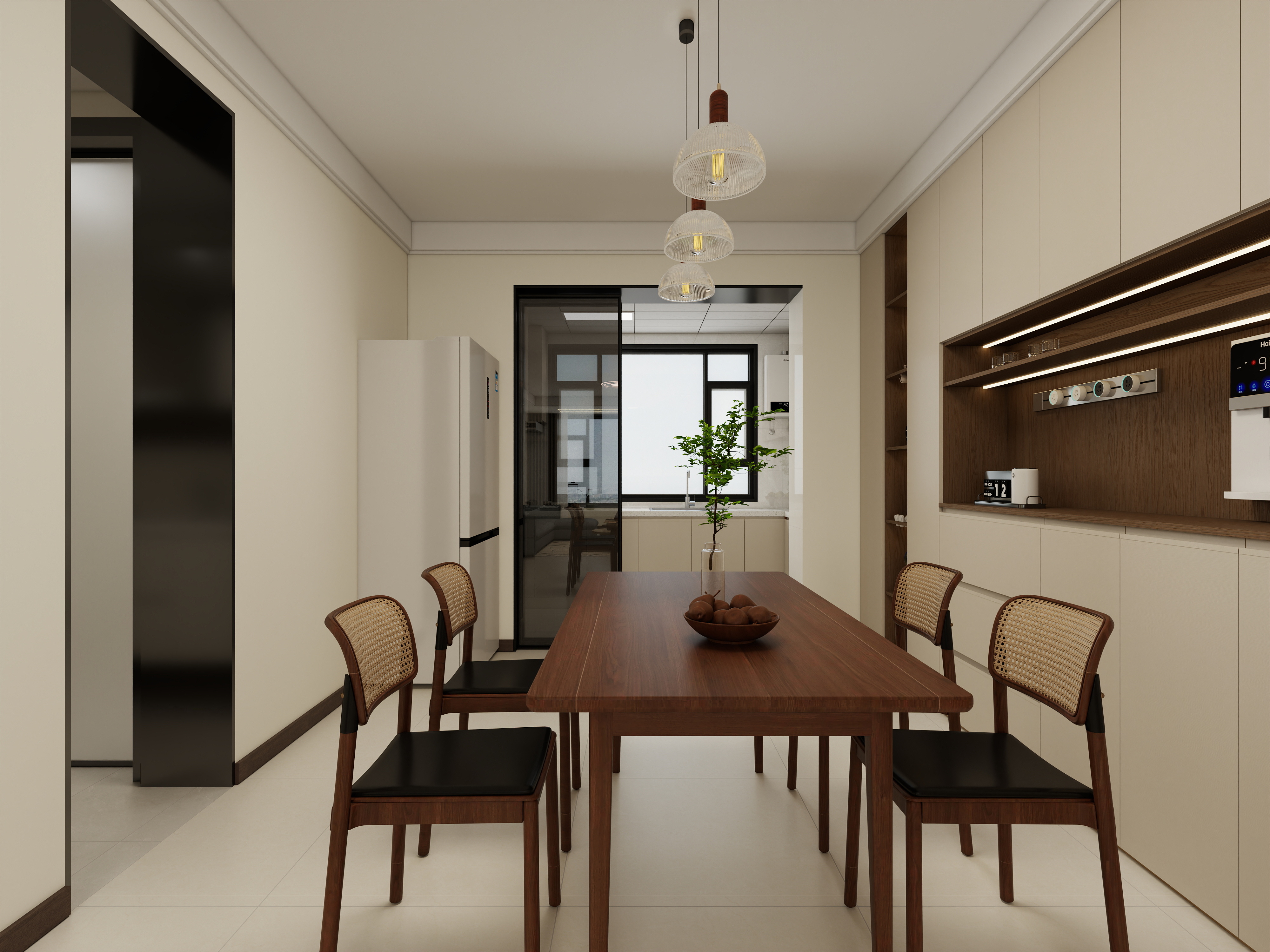 星空设计500一套-小区房现代简约158㎡5室装修效果图