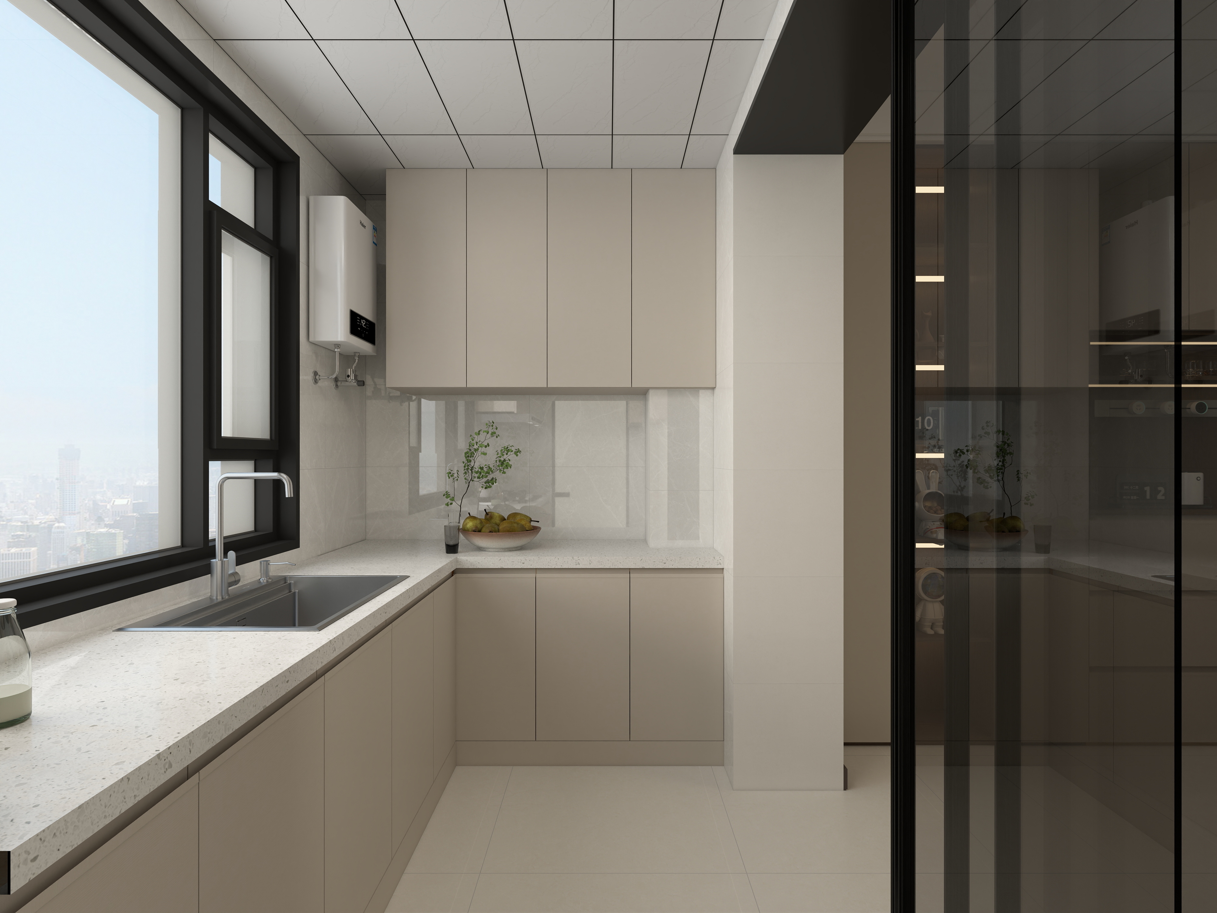 星空设计工作室design-小区房现代简约158㎡5室装修效果图