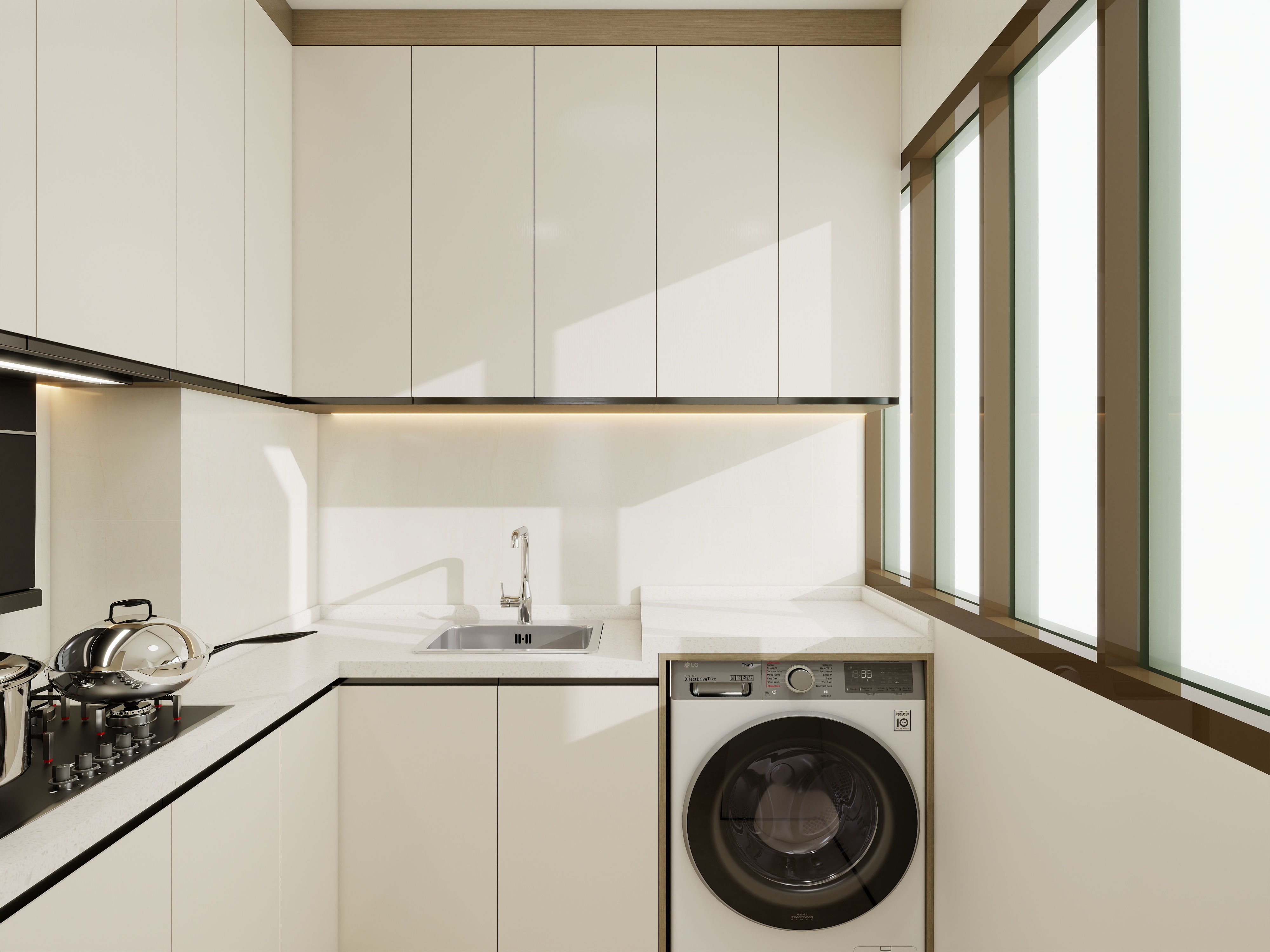 艺雅丽-50平现代简约 装修效果图