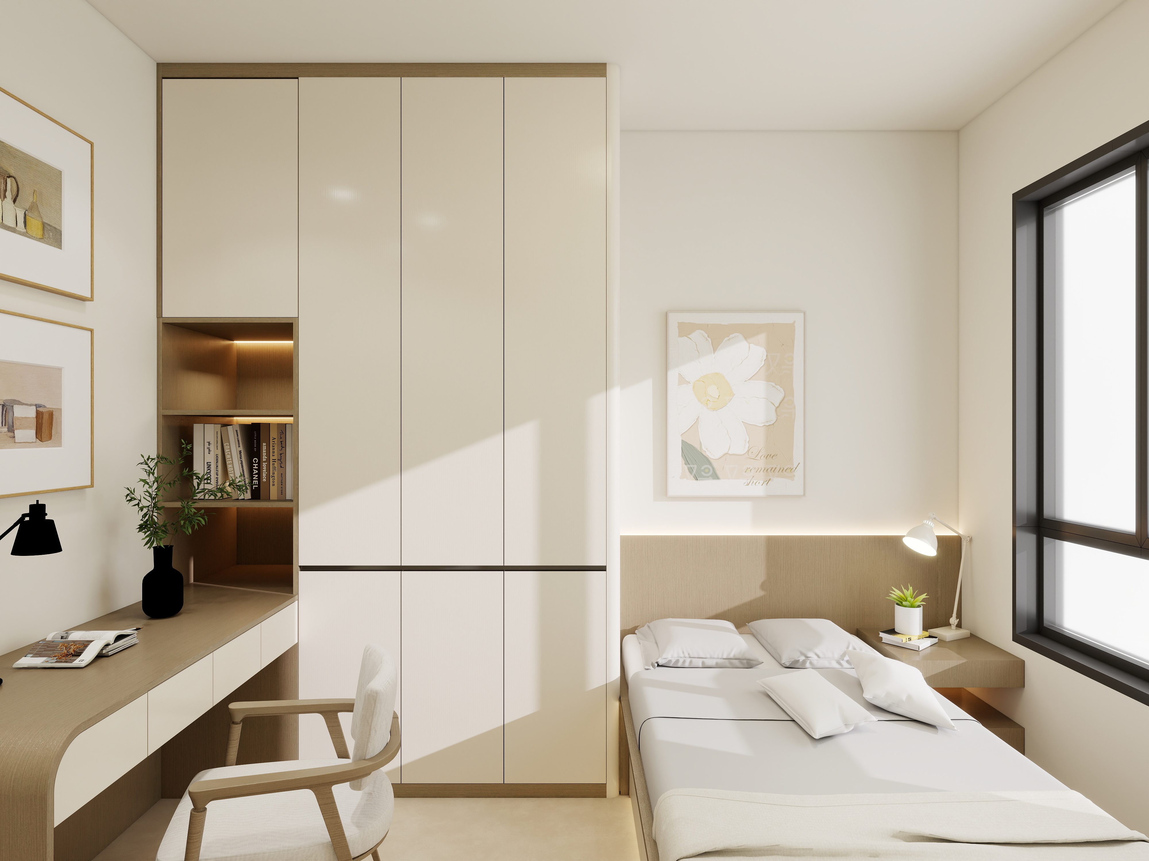 艺雅丽-50平现代简约 装修效果图