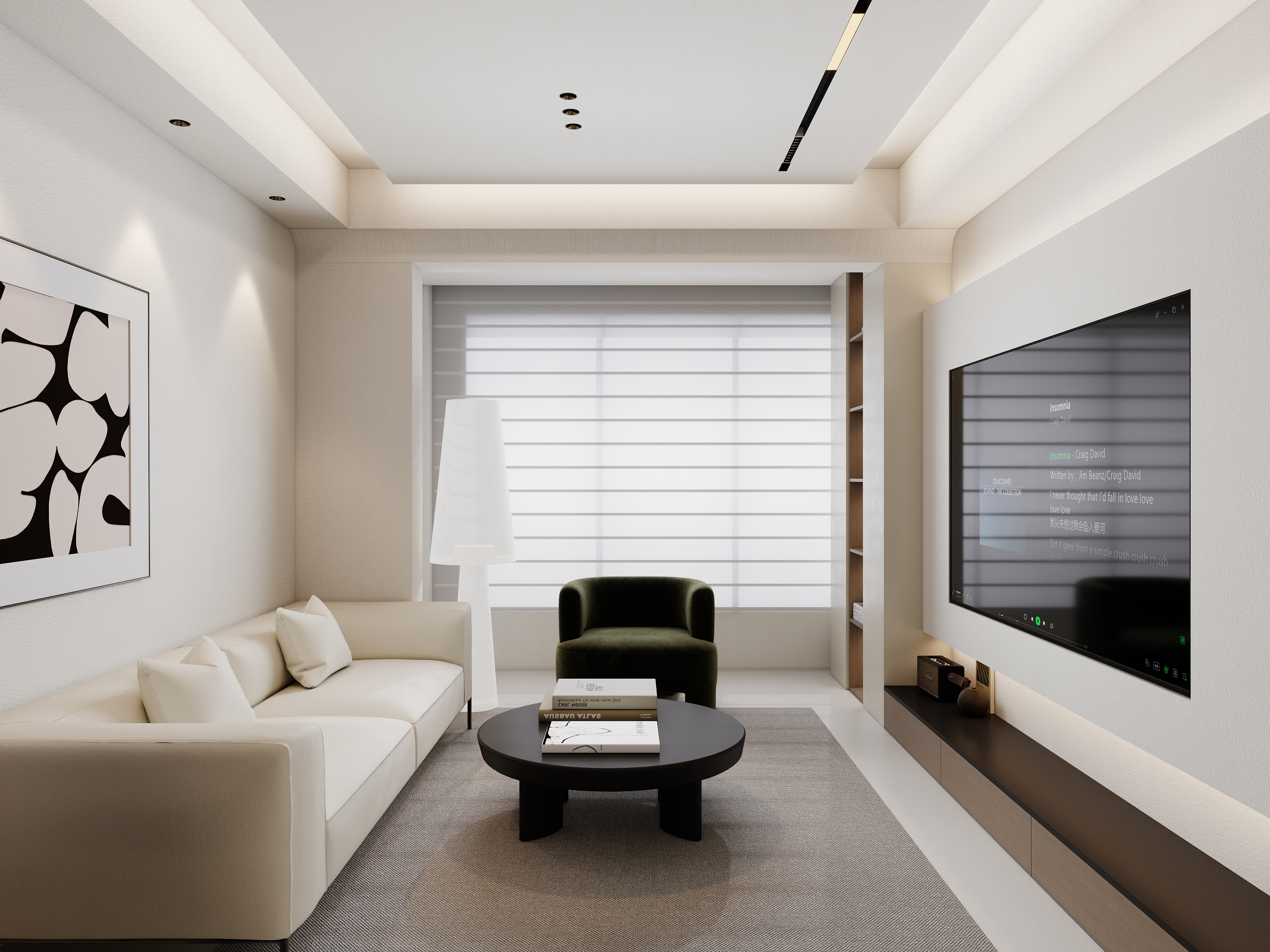 李青越-79平现代简约三居室装修效果图