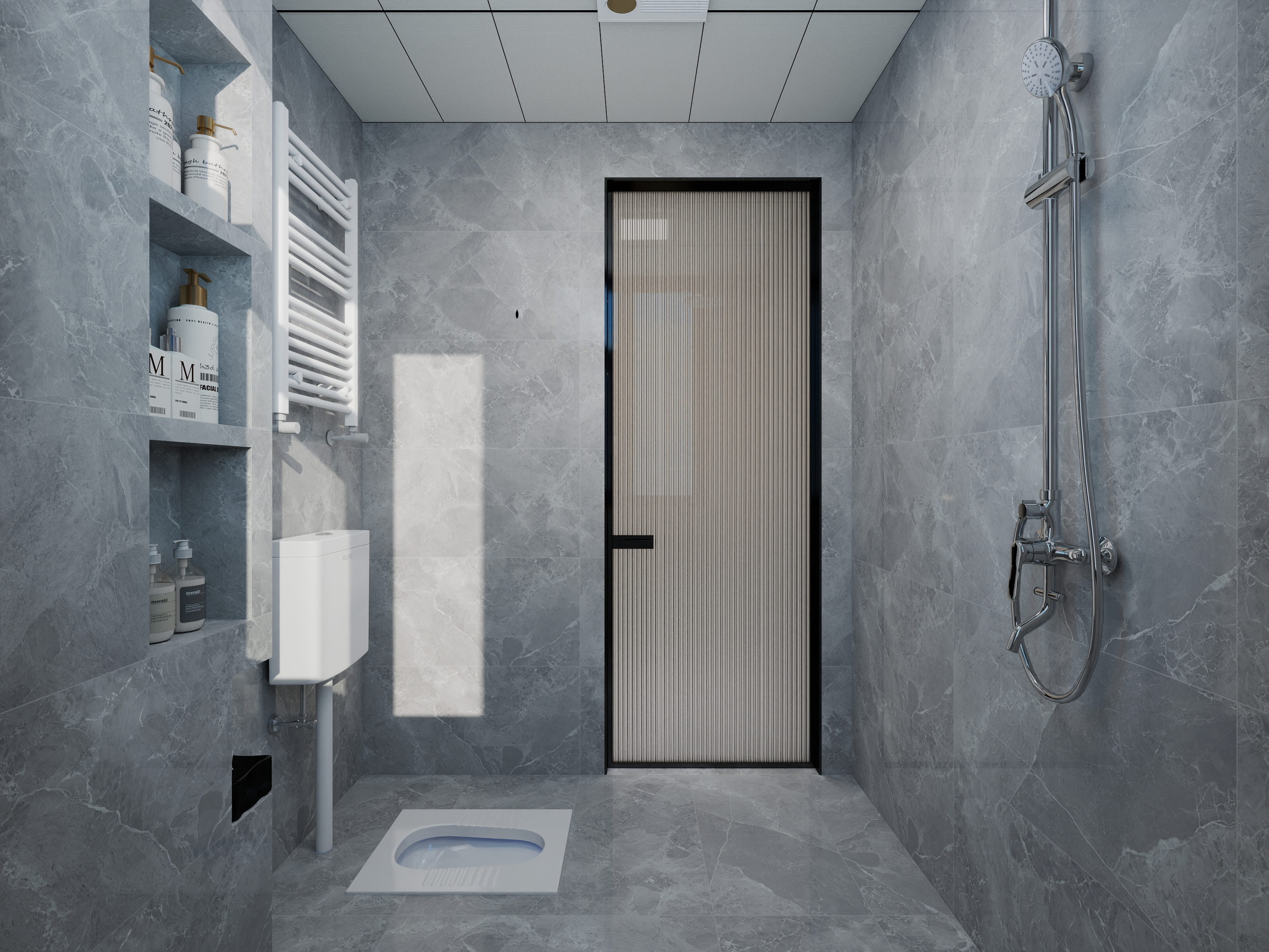 设计田工-奓山四期B区120现代轻奢装修效果图