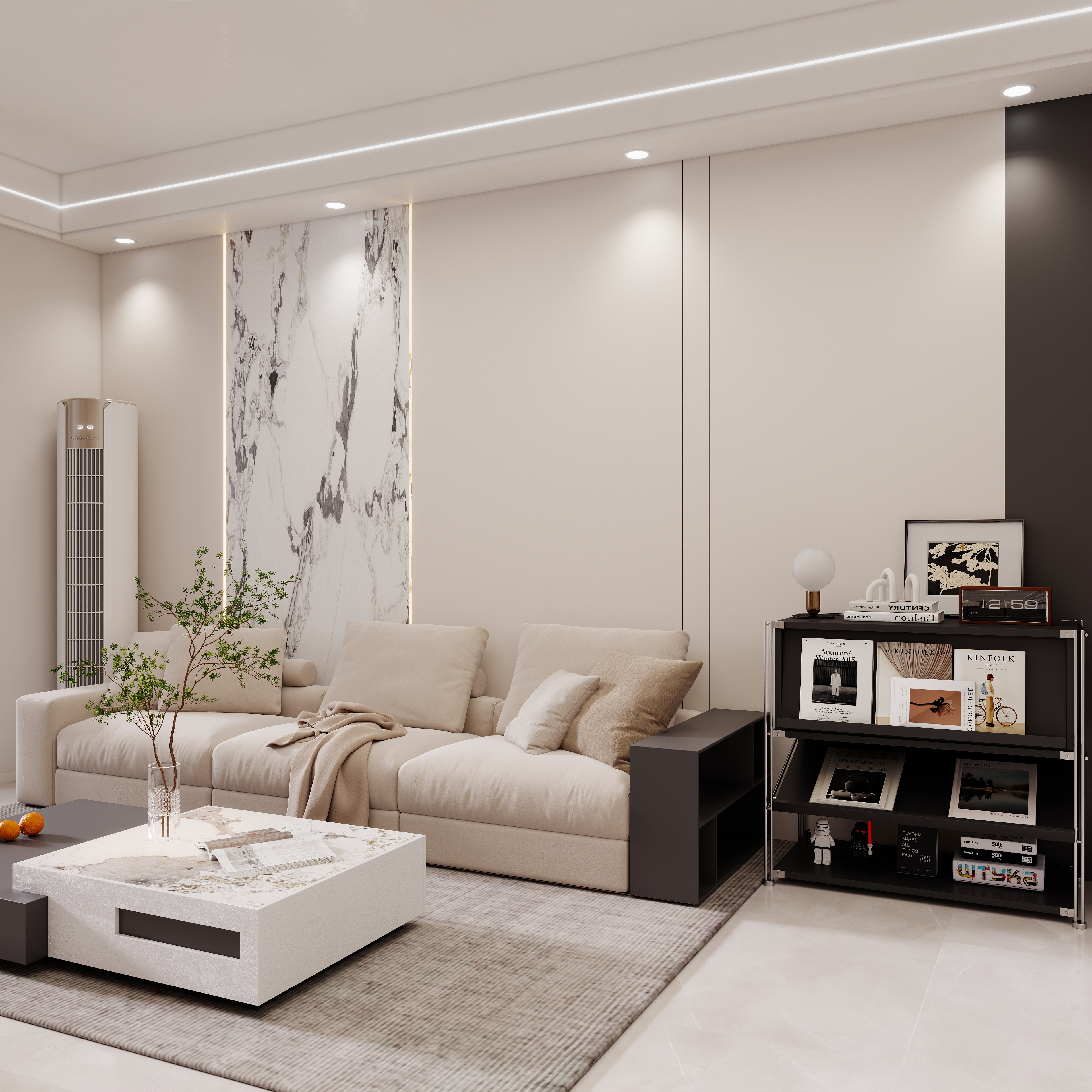 壹诺设计工作室-现代简约装修效果图