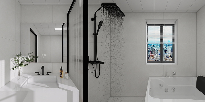 汇伟设计-现代简约-装修设计方案