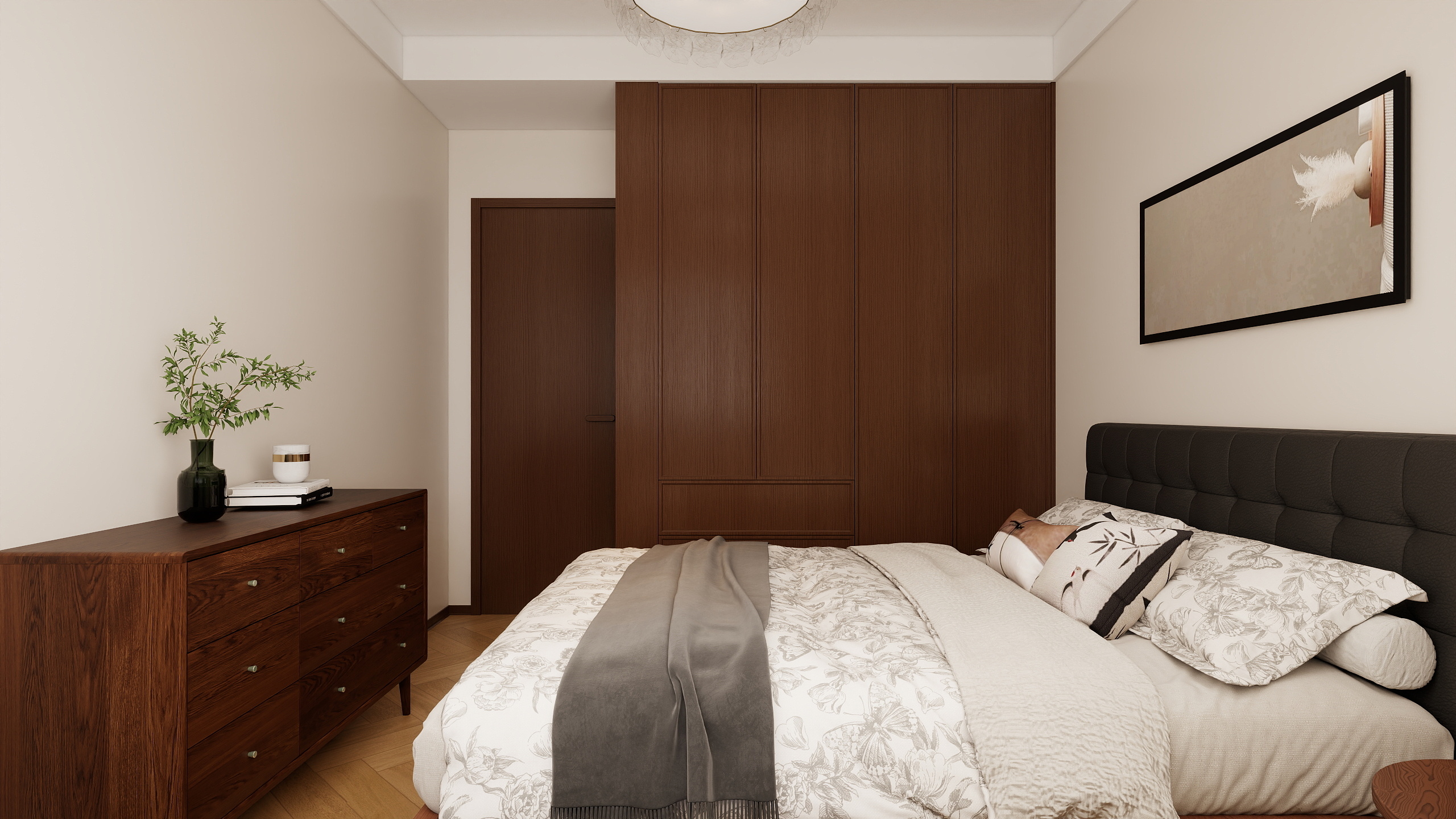 郭涛-老破小户改中古风装修效果图