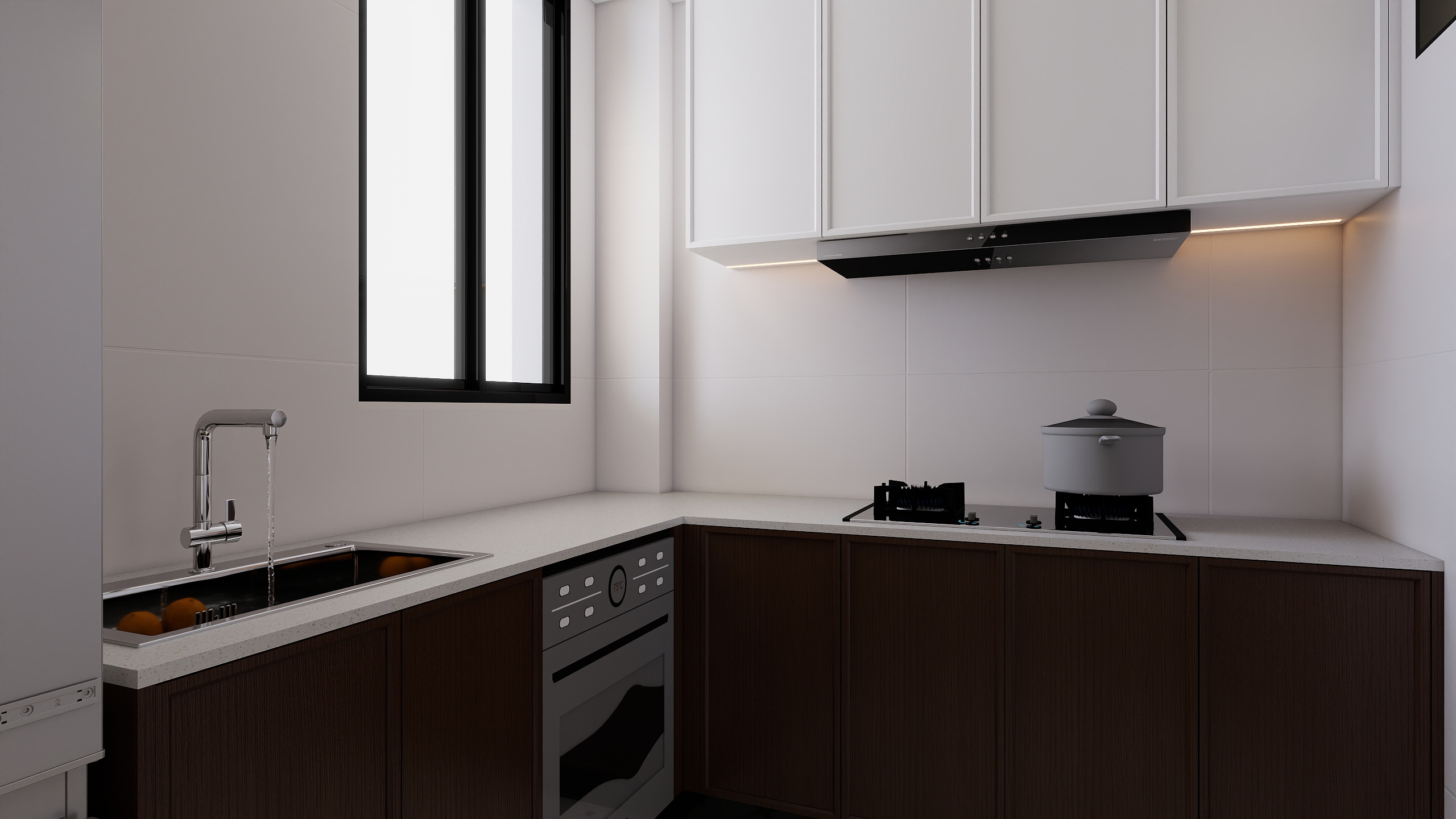 郭涛-老破小户改中古风装修效果图