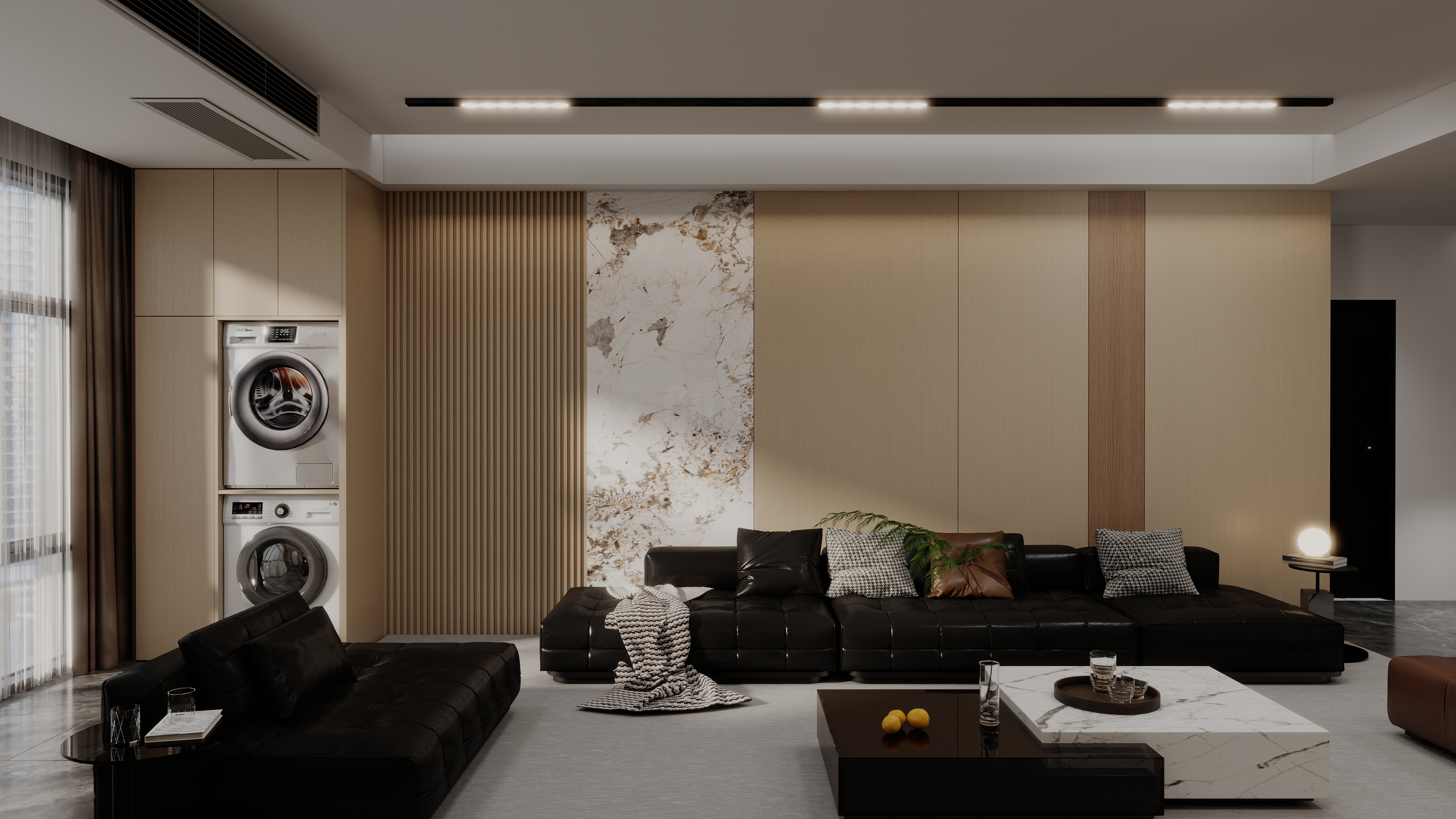 珈源工作室-原木意式风-装修设计方案