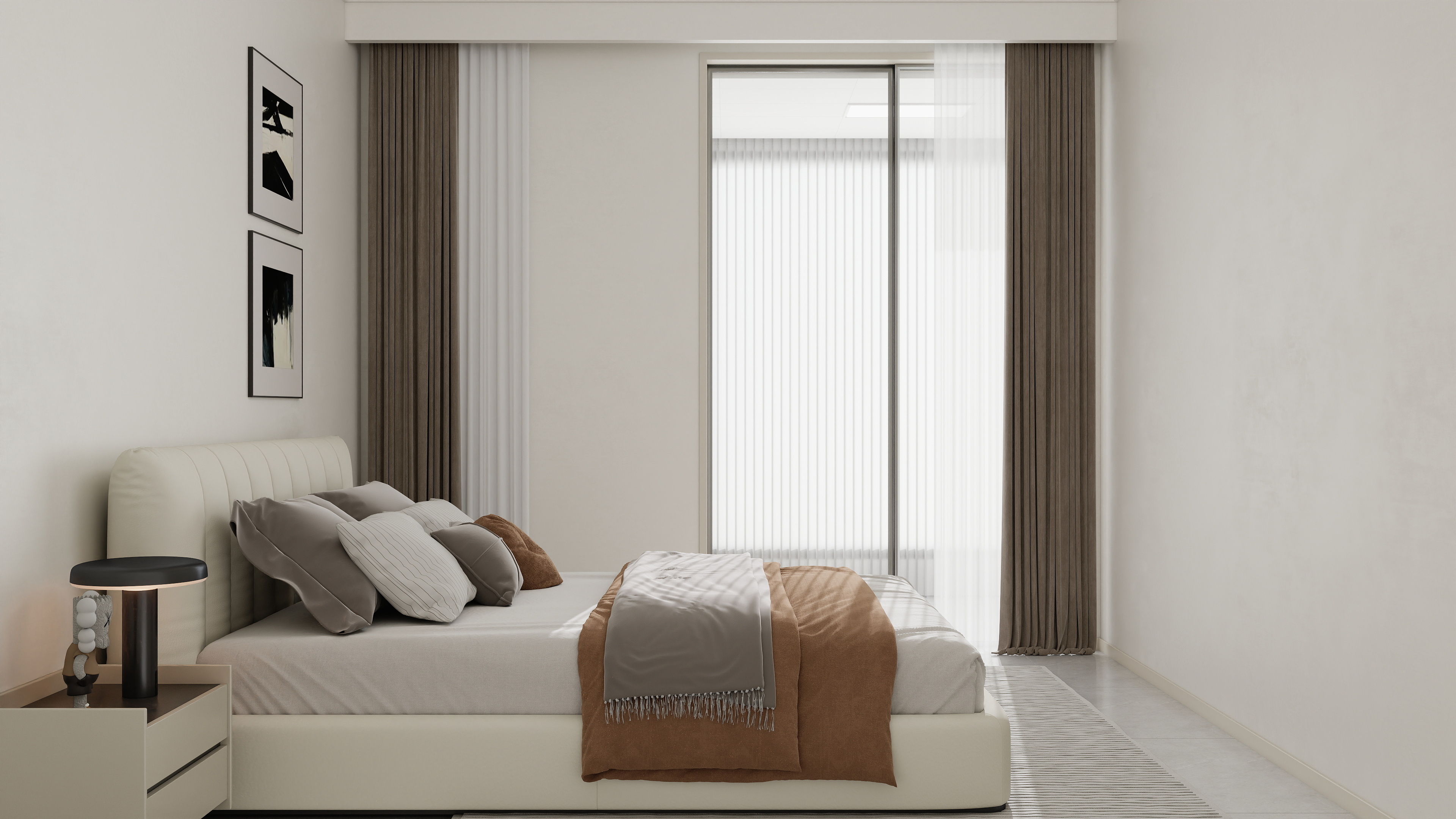 李佳洋-金山花苑107平现代3室装修效果图