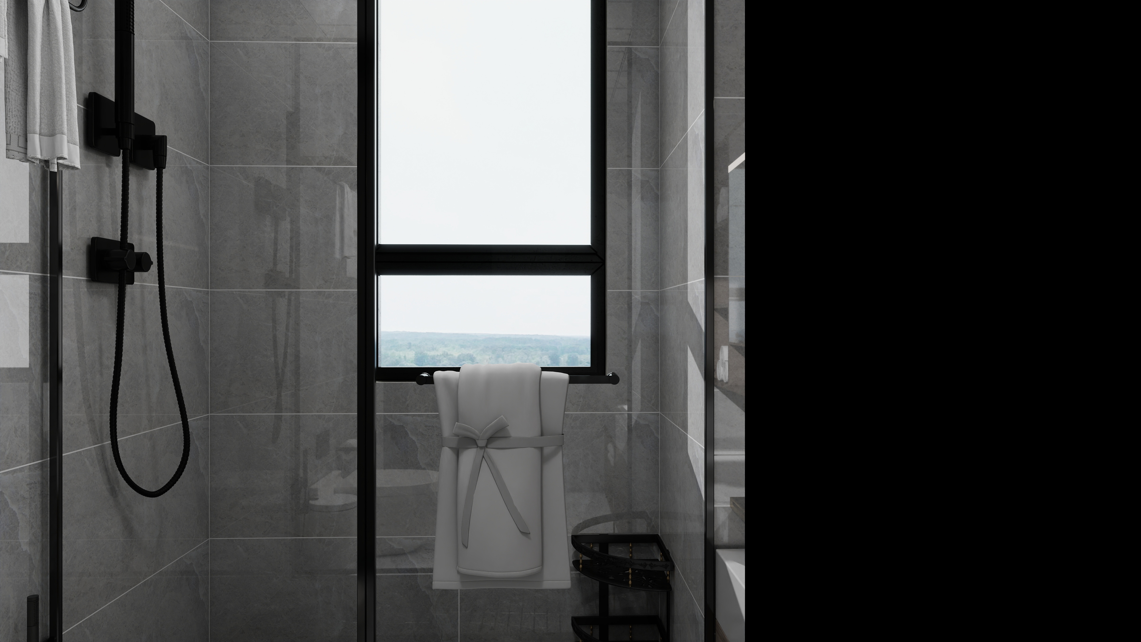 1372*OKbJ-广州华商职业学院 - 邵天杰一层卫生间装修效果图第3张