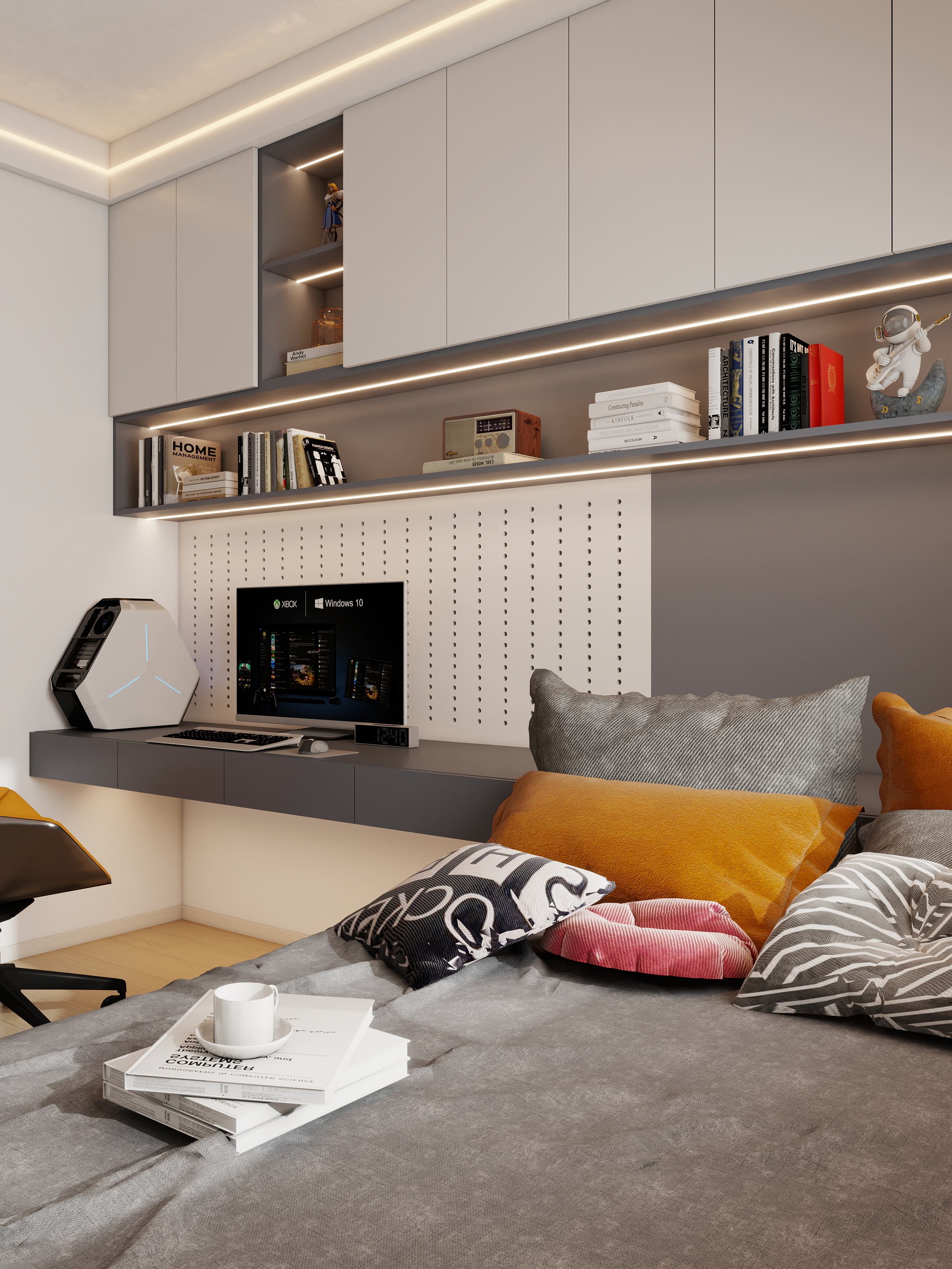 成爽-四川成都川农教师公寓(123平方现代原木三居室) 装修效果图