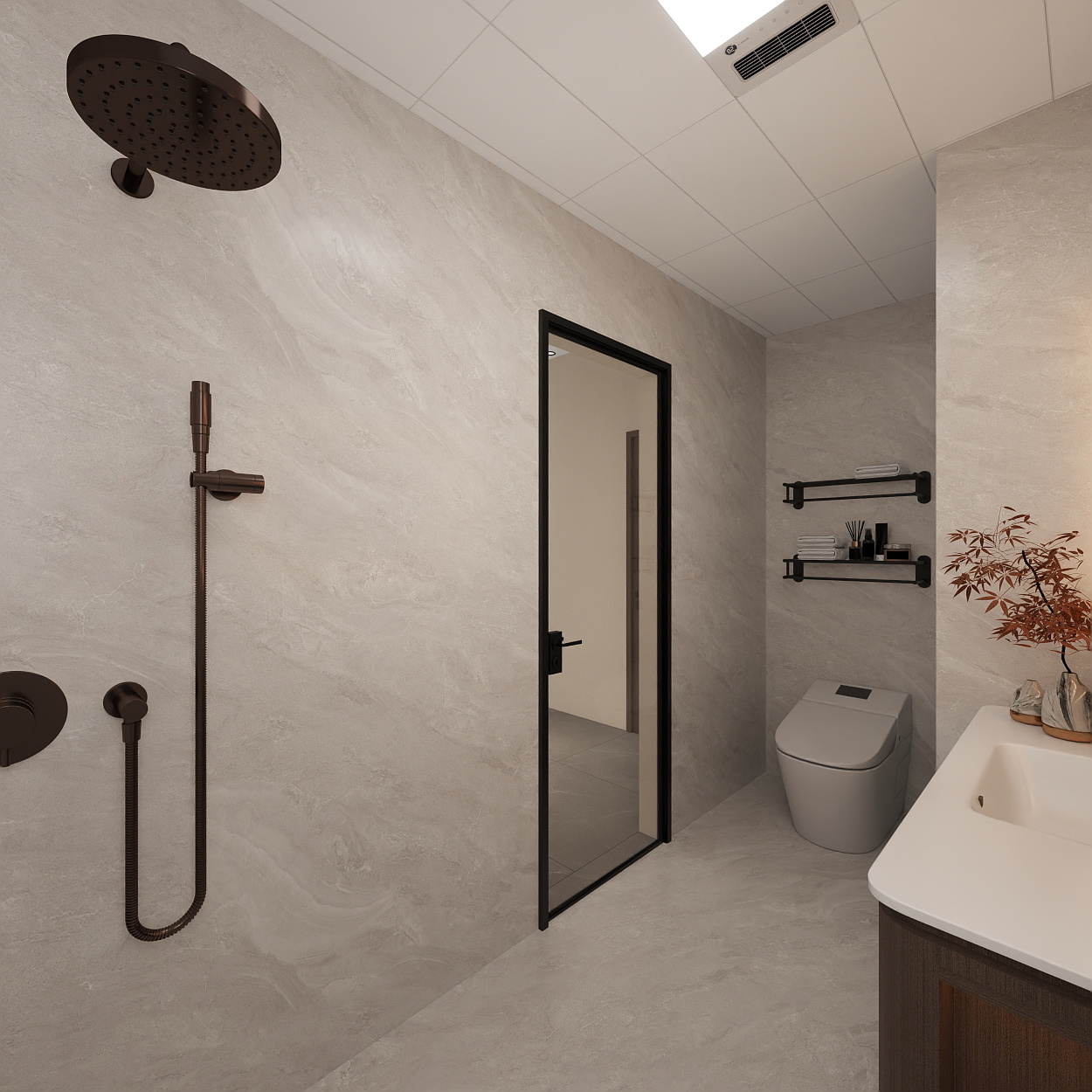 雷超-保利天珺143一层主卫装修效果图第5张