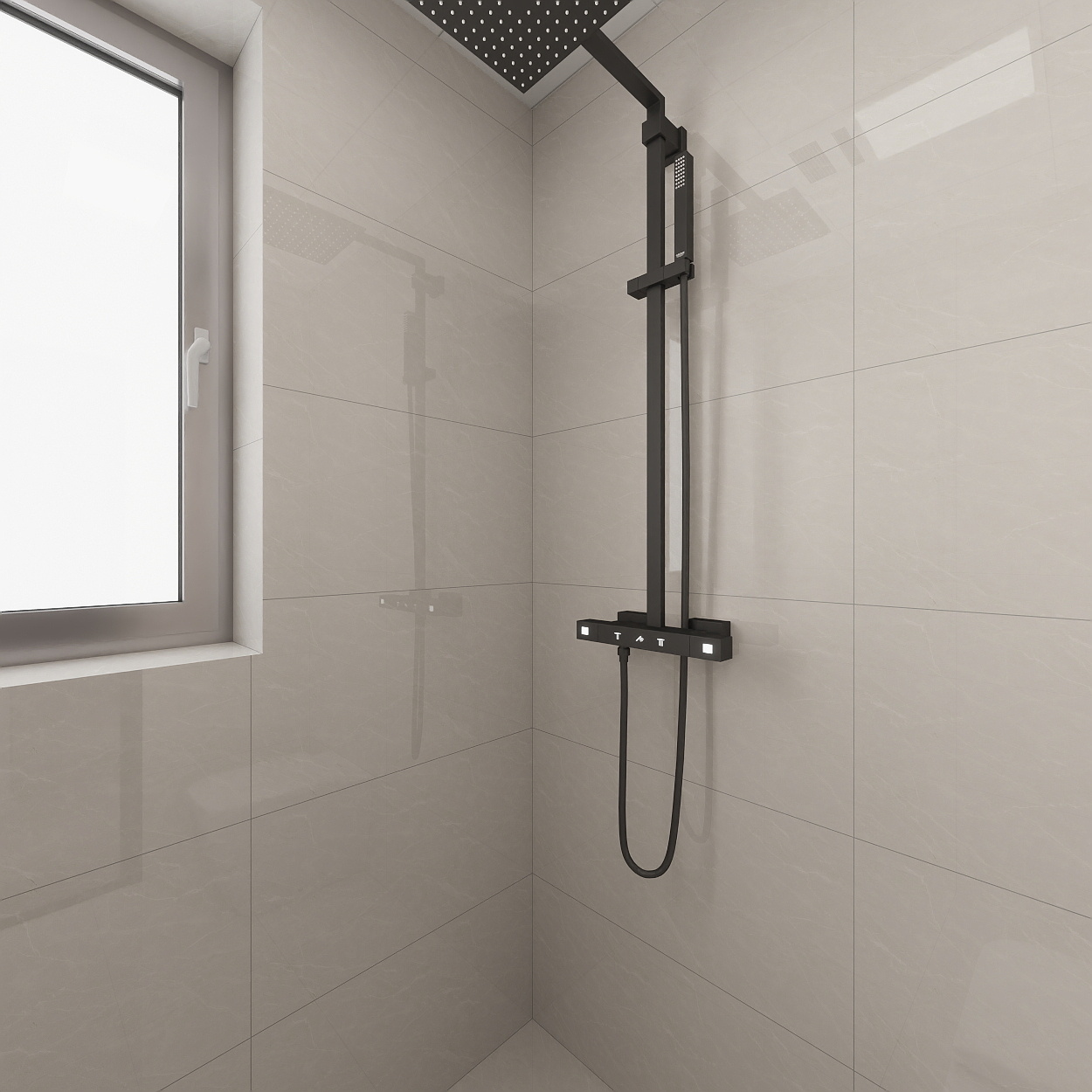 雷超-保利天珺143一层次卫装修效果图第4张