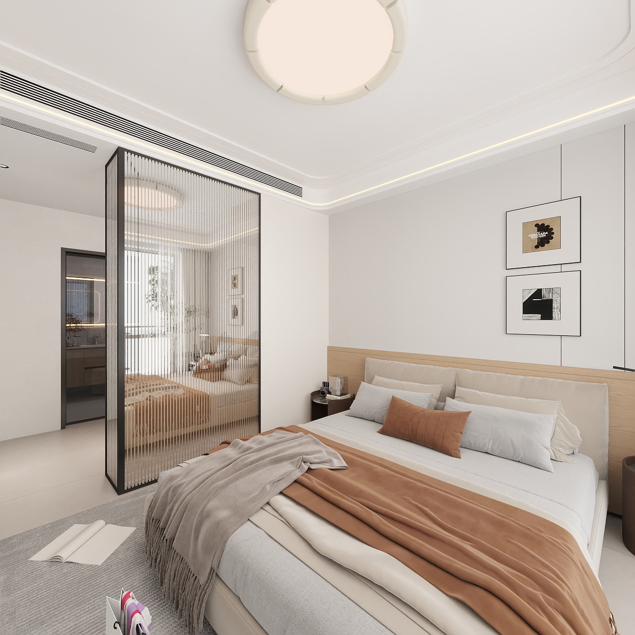 雷超-保利天珺143一层主卧装修效果图第5张