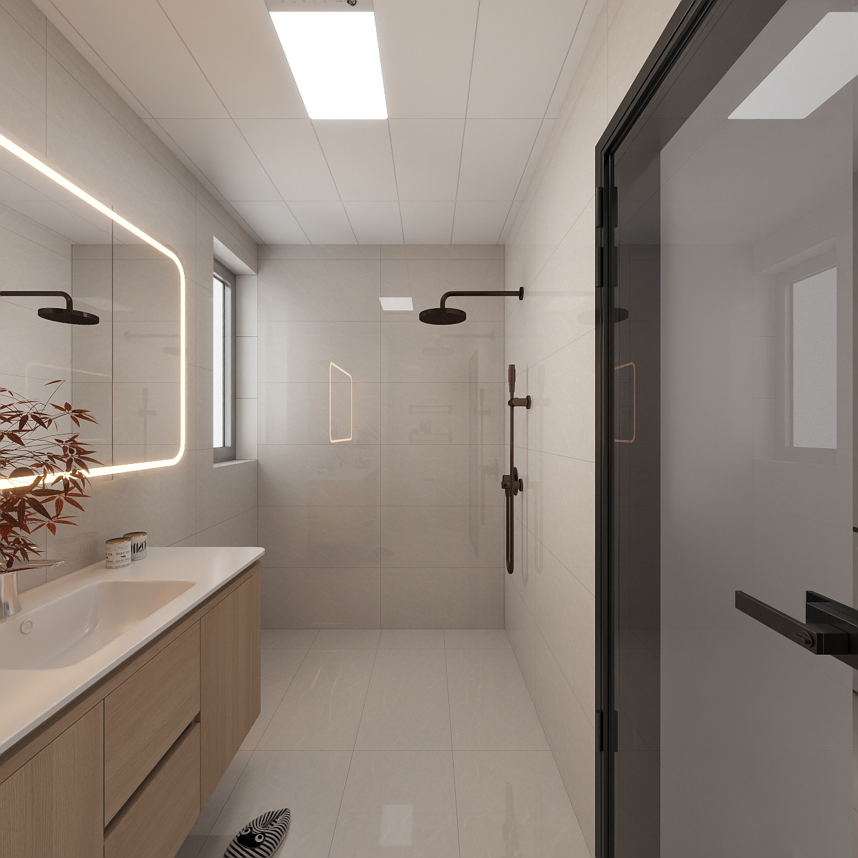 雷超-保利天珺143一层主卫装修效果图第3张