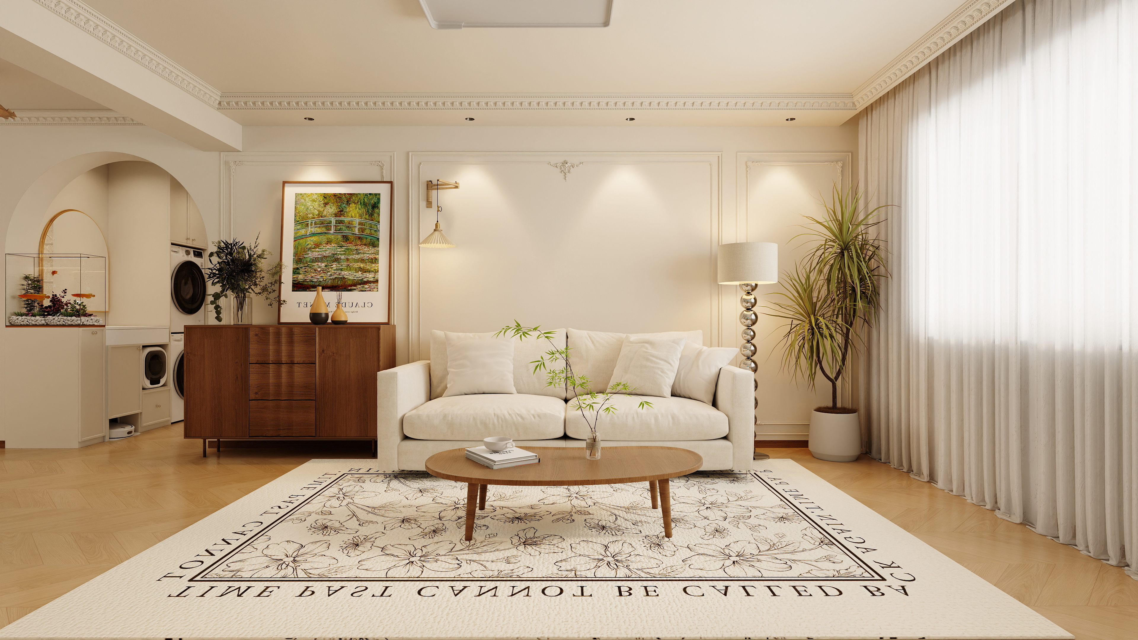 设计师1朱工-法式奶油-装修设计方案