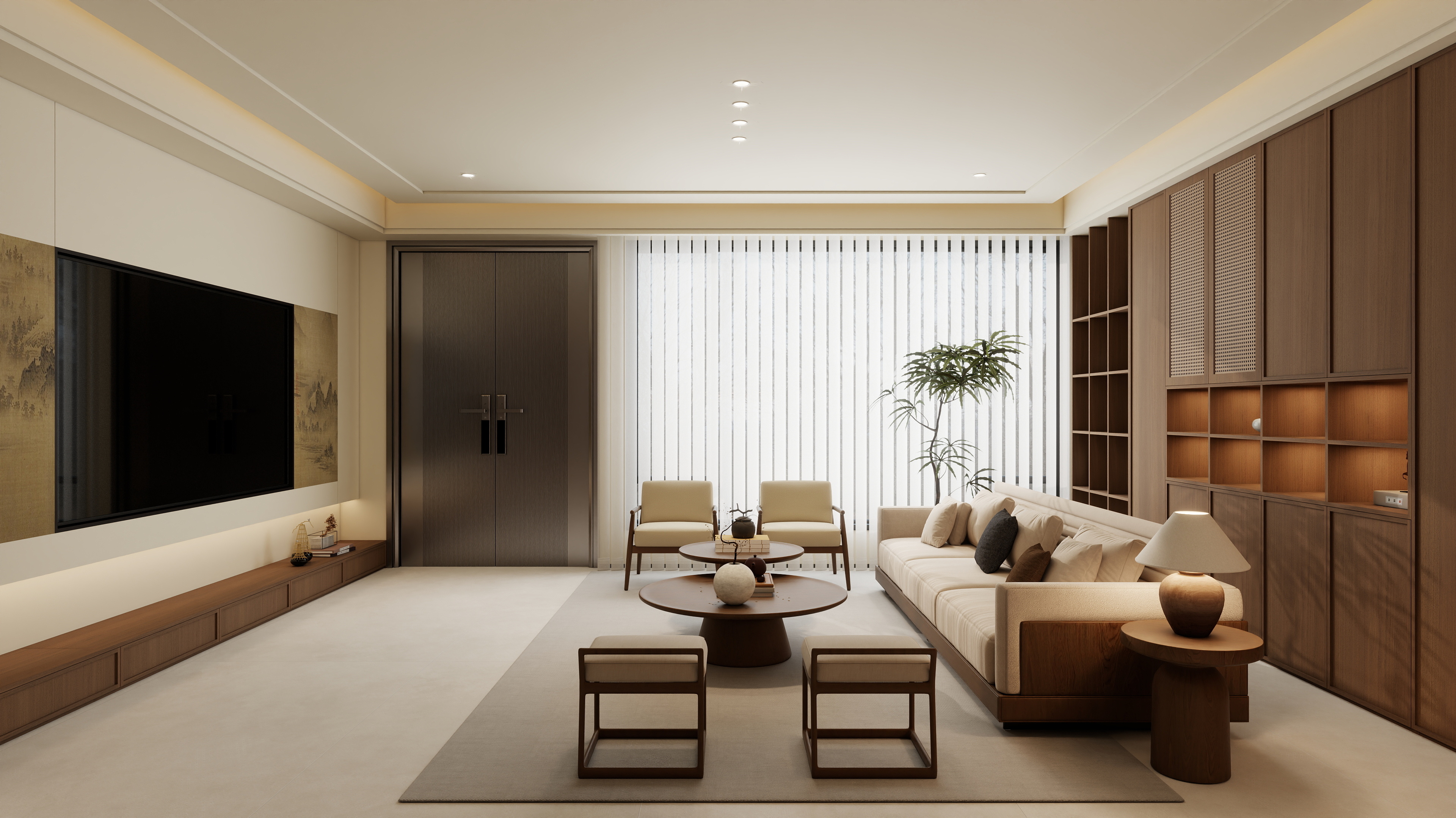 孙有权-『2025-11』70平丨宋氏美学客餐厅-装修设计方案