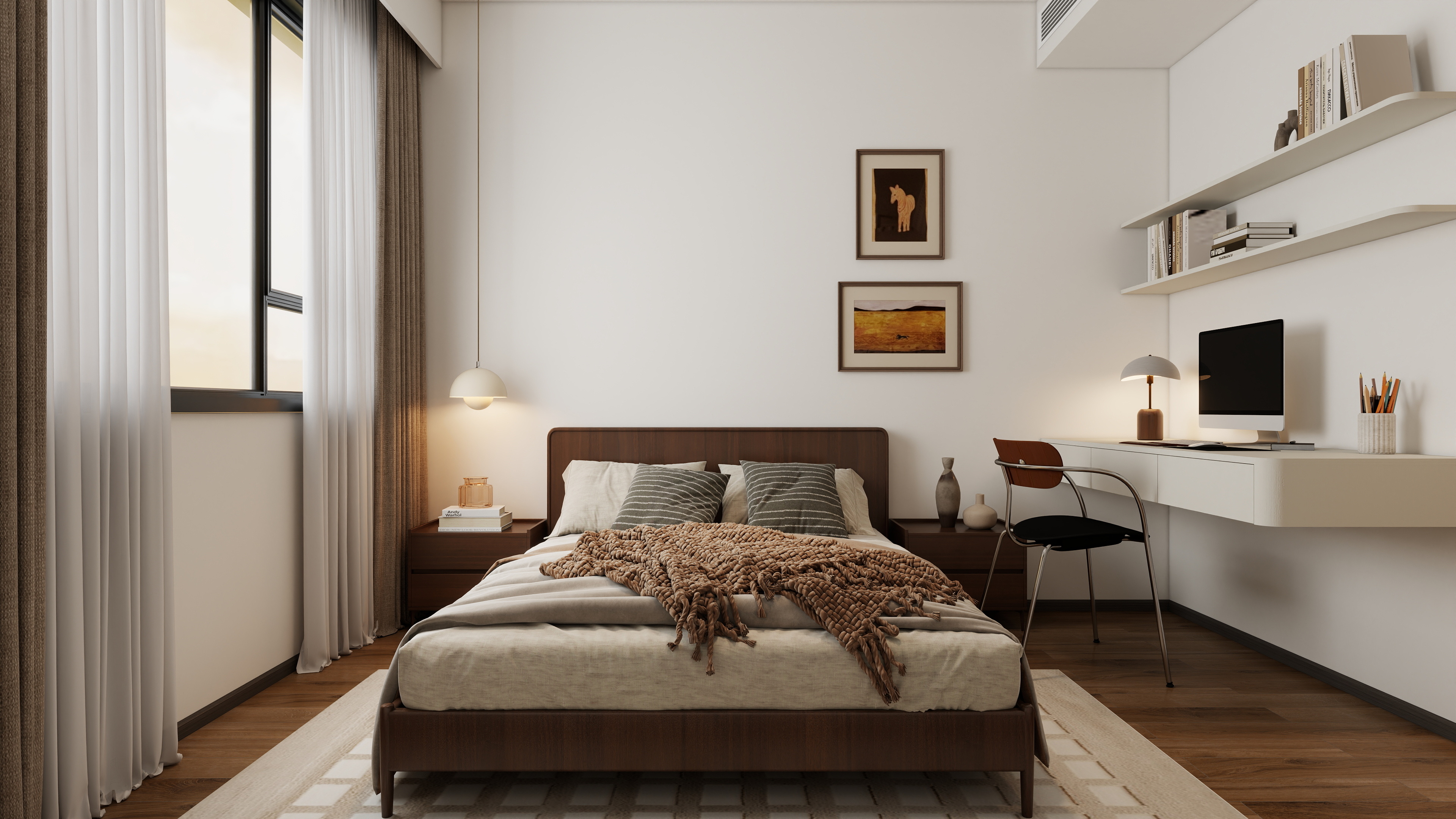 孙有权-『2025-11』127平丨现代简约精装房一层次卧二装修效果图第3张