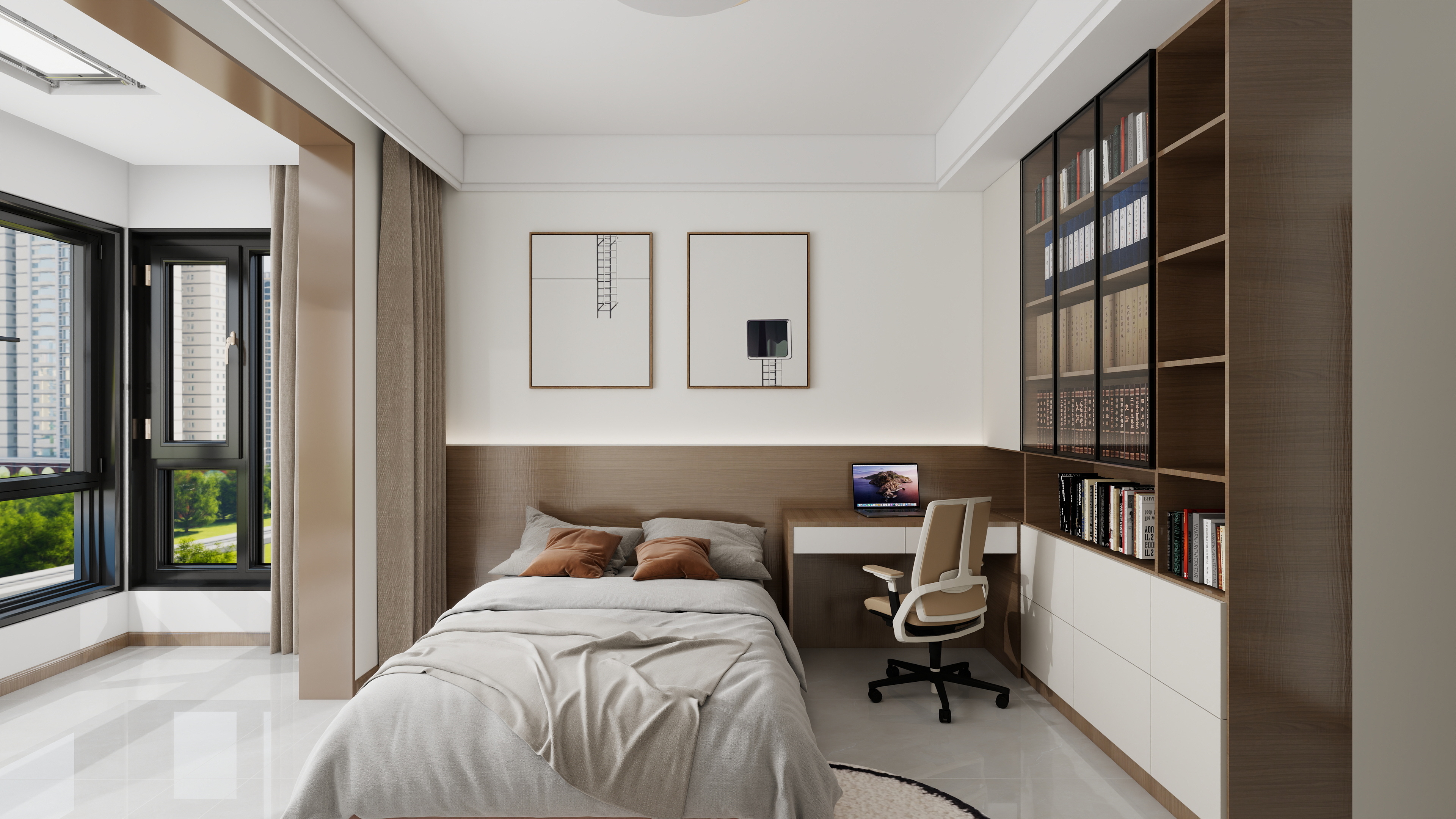 由不得我-23# 156平-Model装修效果图