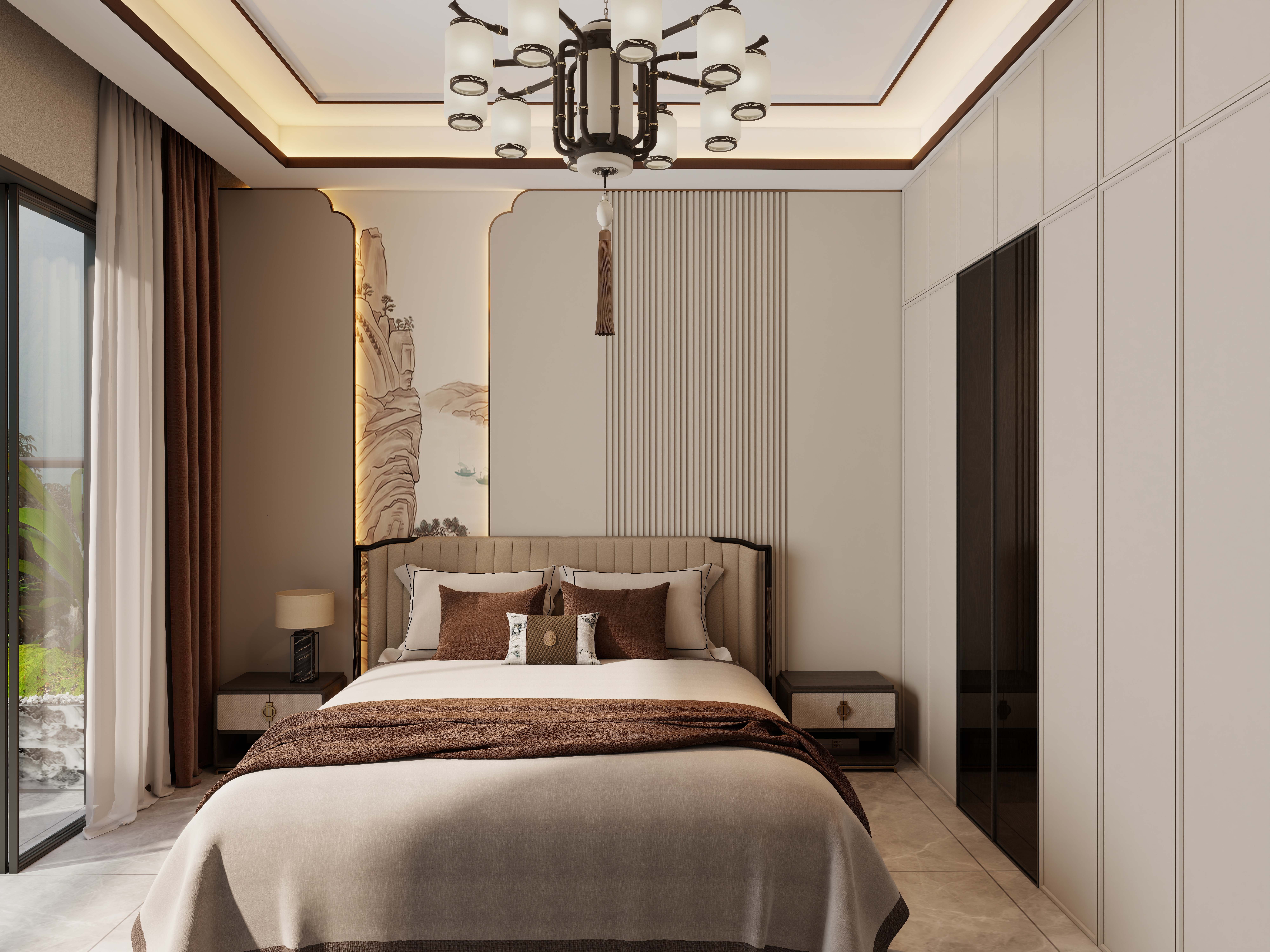 .midIbjc-玖珑御府 -58栋三层3F主卧装修效果图第3张
