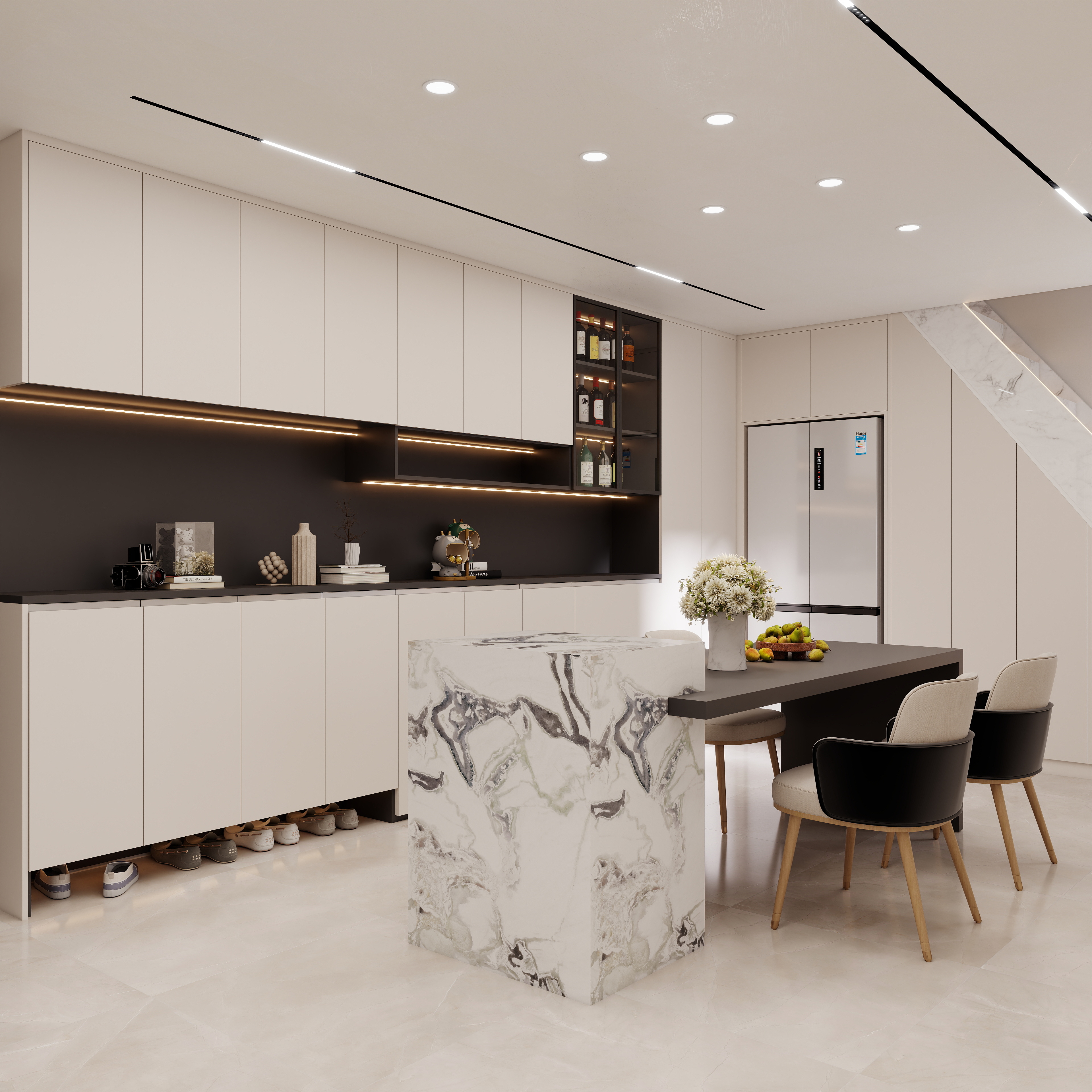 壹诺设计工作室-现代简约装修效果图