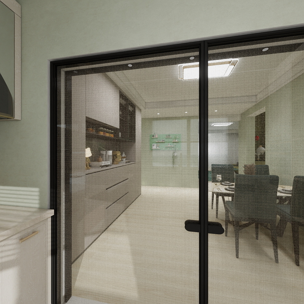 厙厾-138㎡3室一层厨房装修效果图第4张