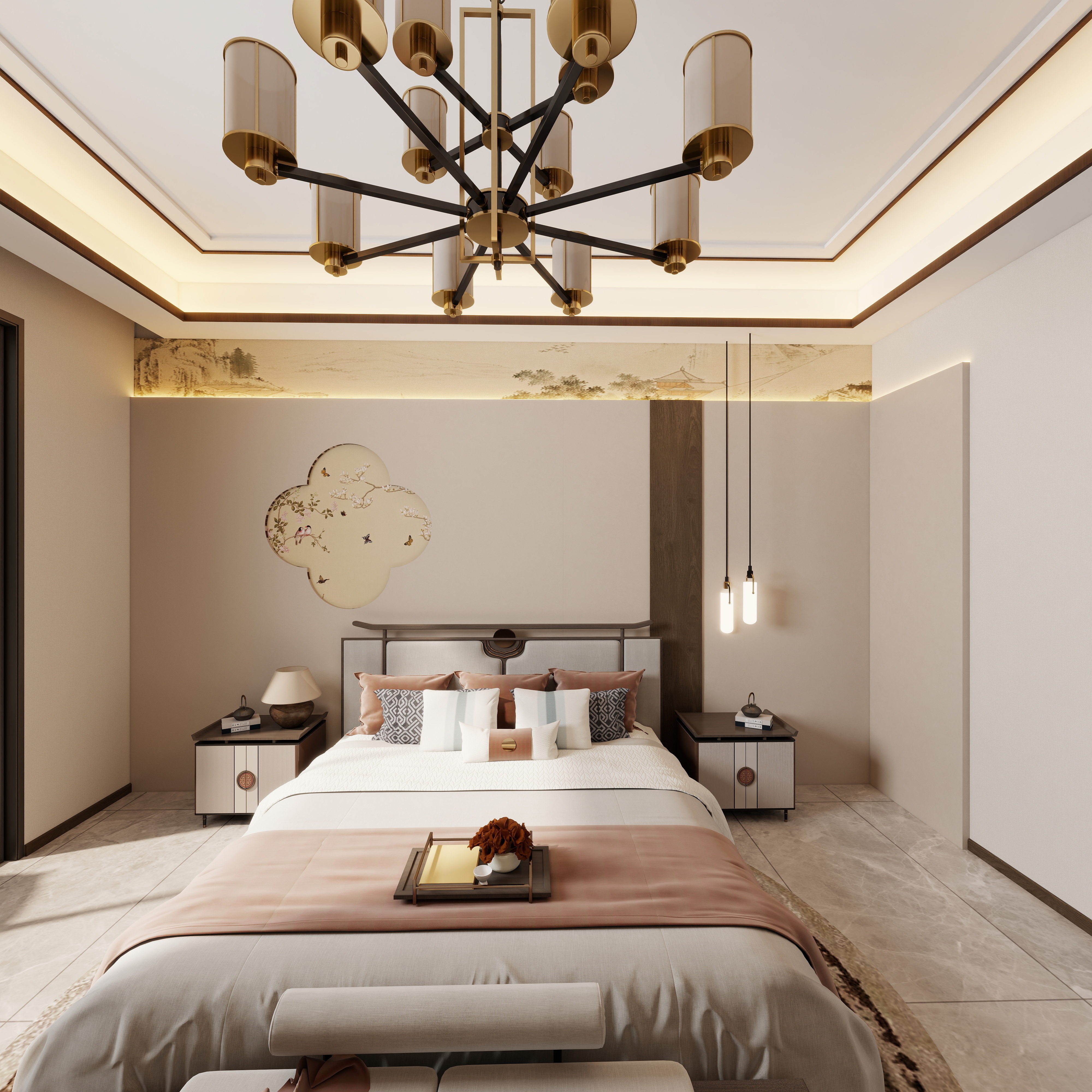 .midIbjc-玖珑御府 -58栋二层2F主卧装修效果图第4张