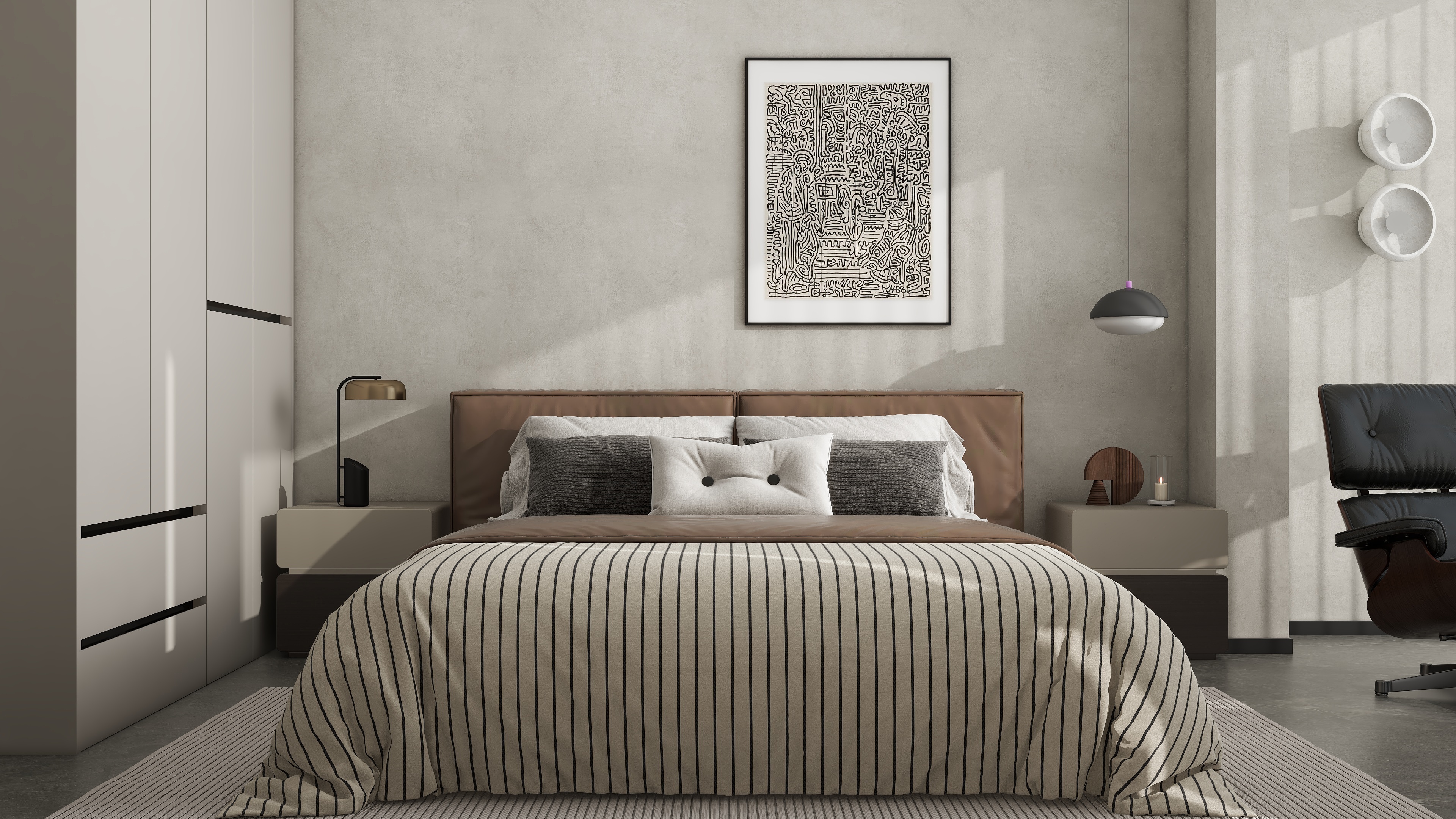 李佳洋-明恒世家148平现代3室装修效果图