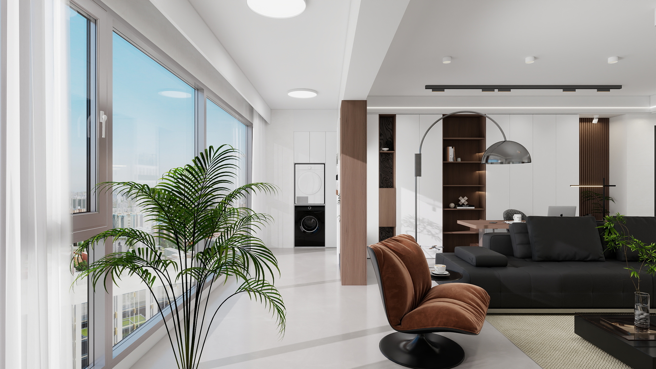 在宥装饰设计-137㎡2室装修效果图