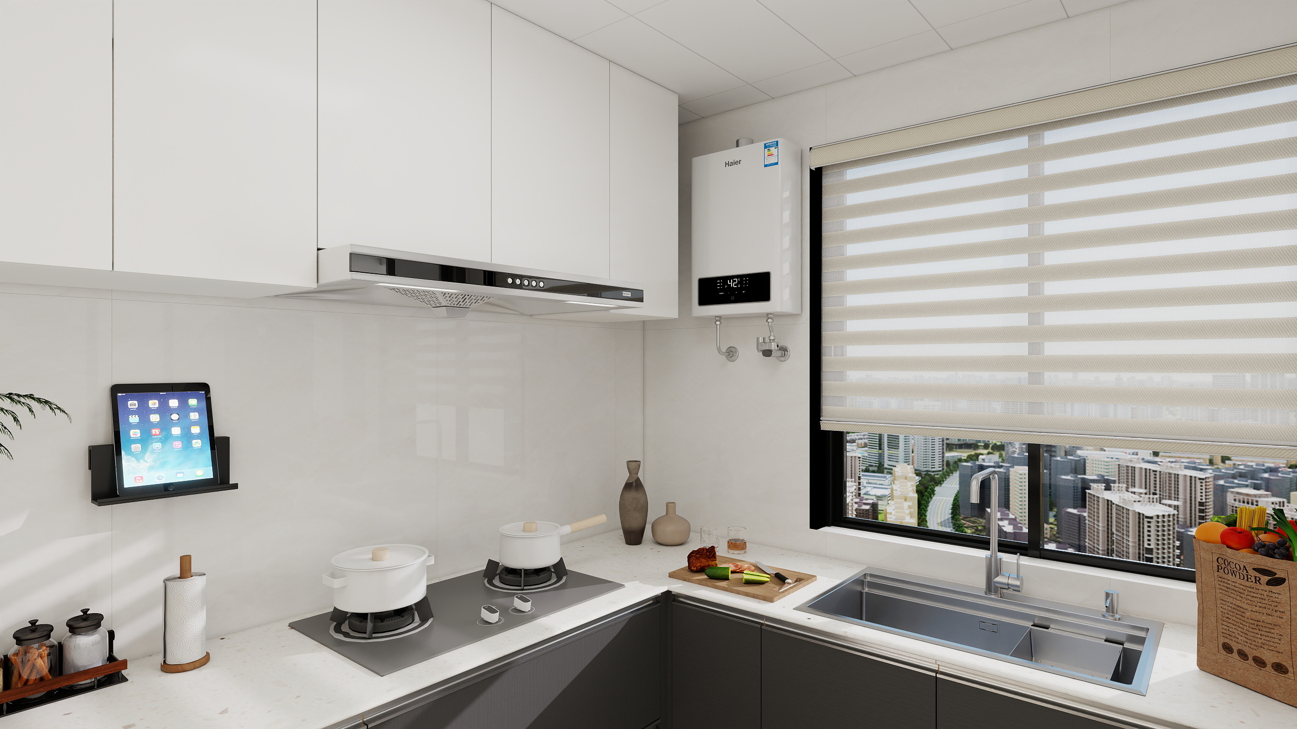 在宥装饰设计-137㎡2室装修效果图