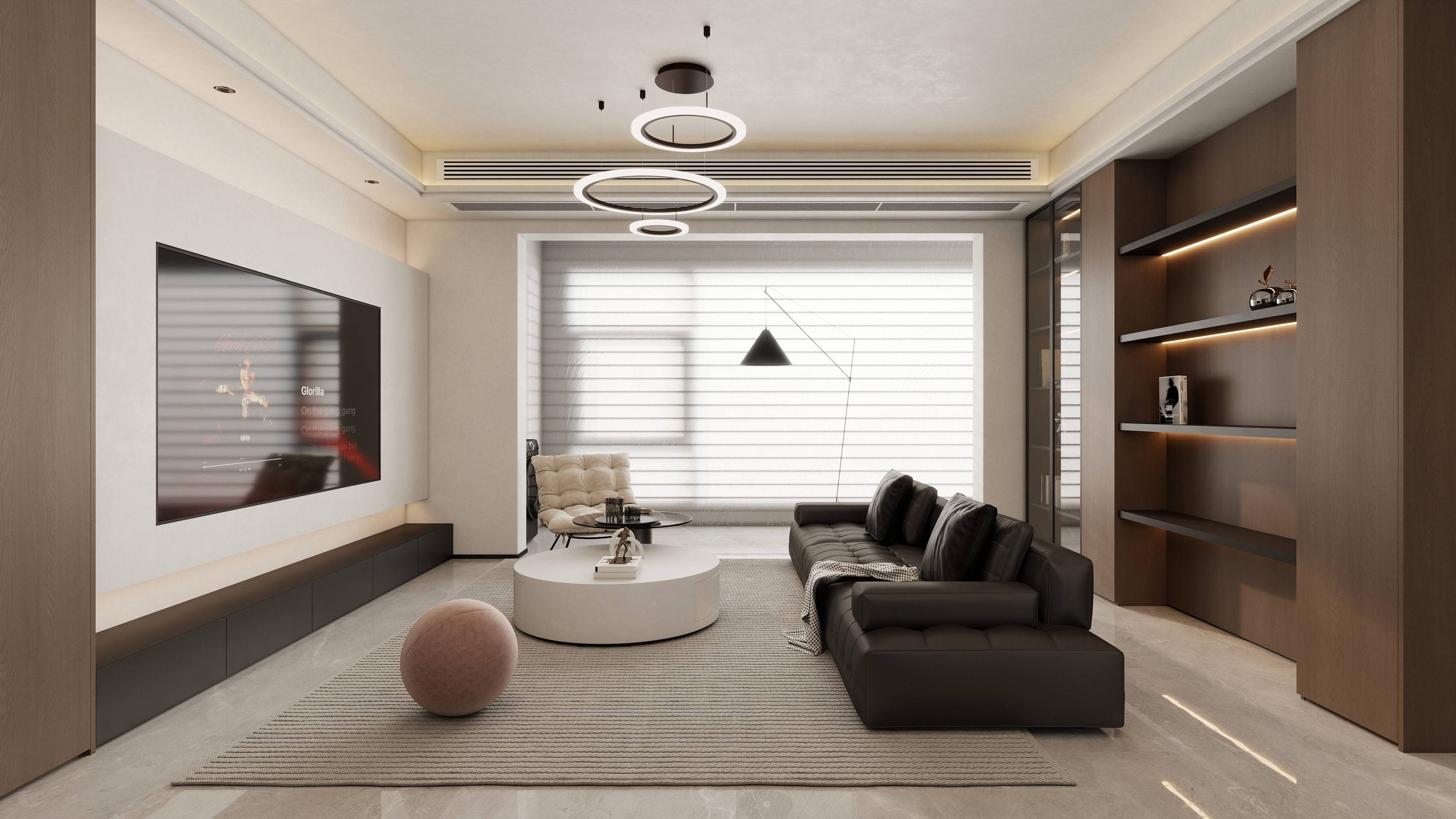 星空设计500一套-意式106㎡3室-装修设计方案