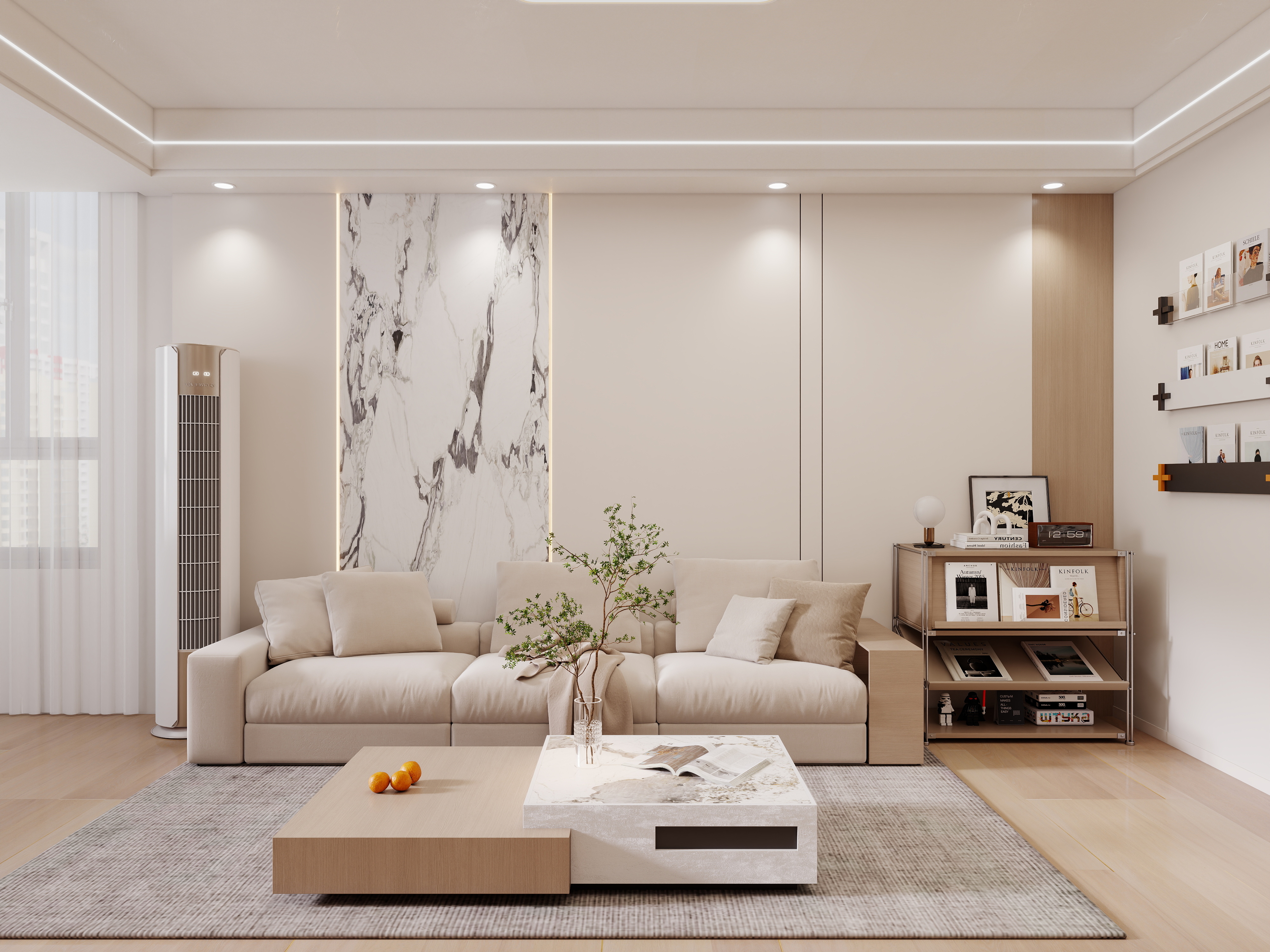 壹诺设计工作室-现代简约装修效果图