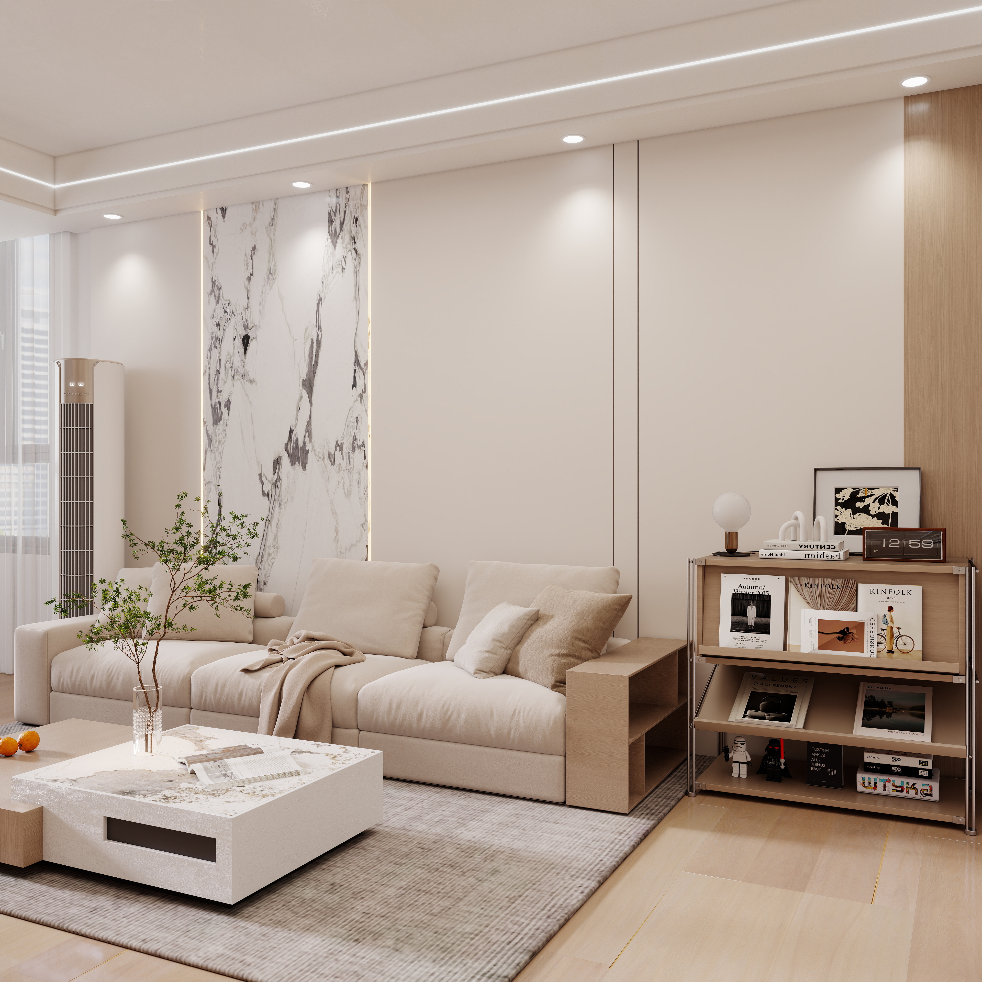 壹诺设计工作室-现代简约装修效果图