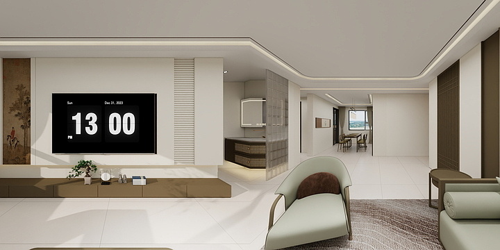 智程空间设计-公园华府南区26-2-502-装修设计方案