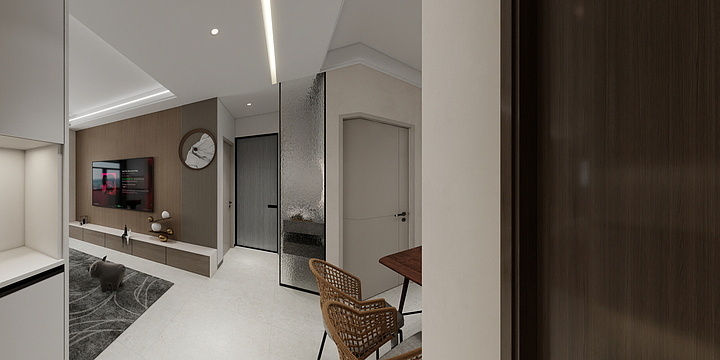 知行驿行-6号区原始户型-装修设计方案