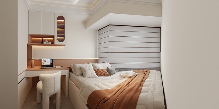 全案设计师-笑笑-117平-现代意式-装修设计方案