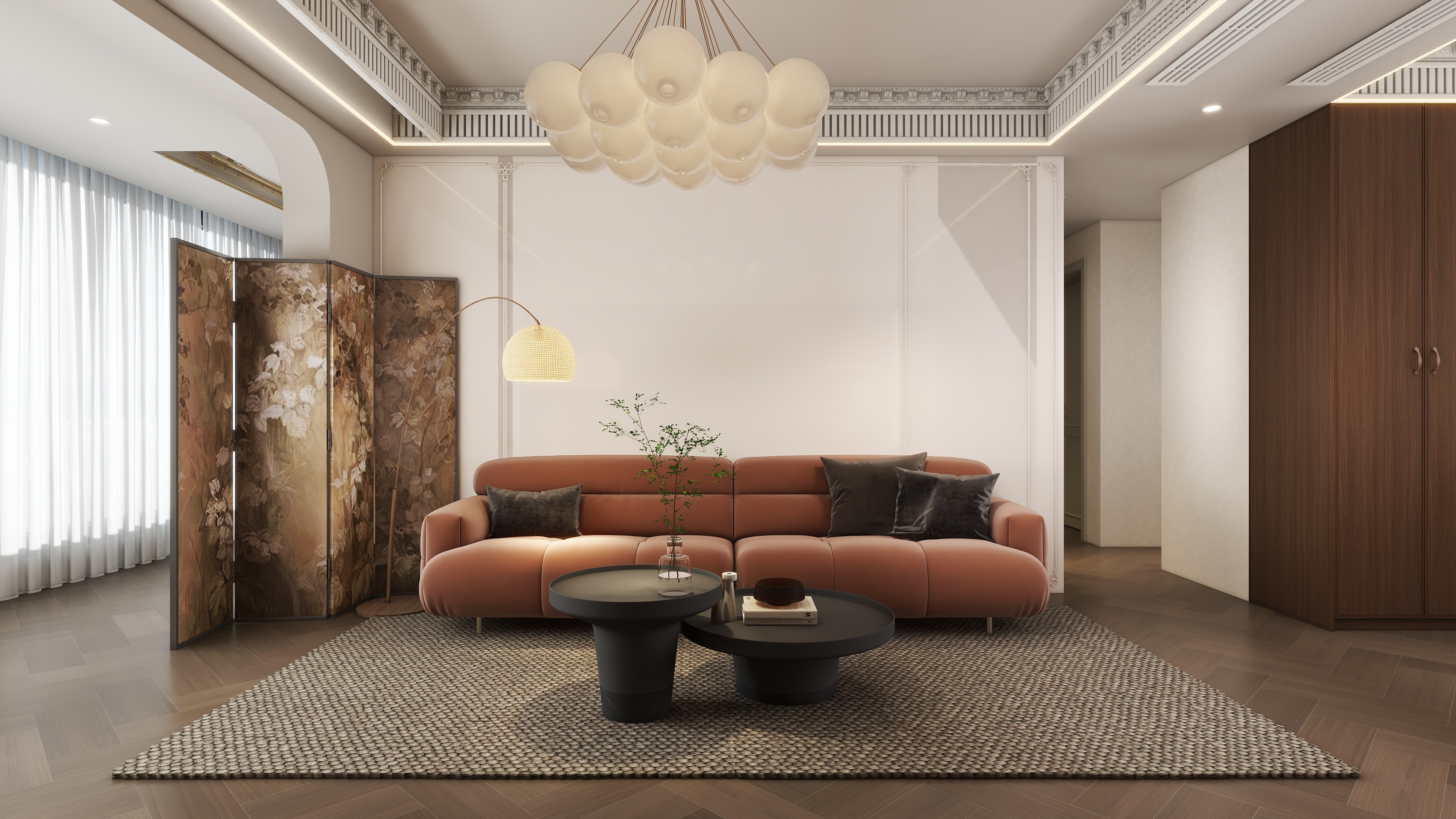 星空设计工作室design-混搭122㎡3室装修效果图