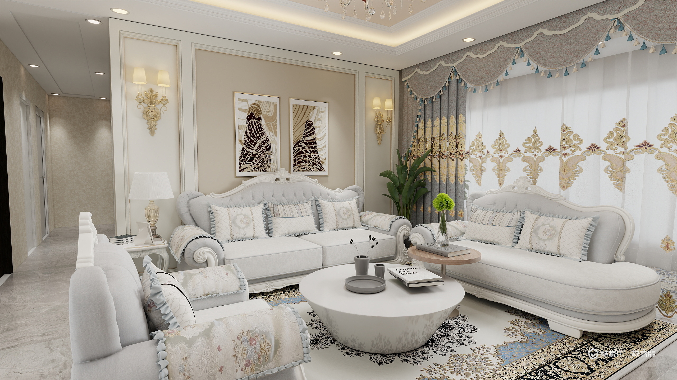 王玥玲UmSn-欧式风格住宅-装修设计方案