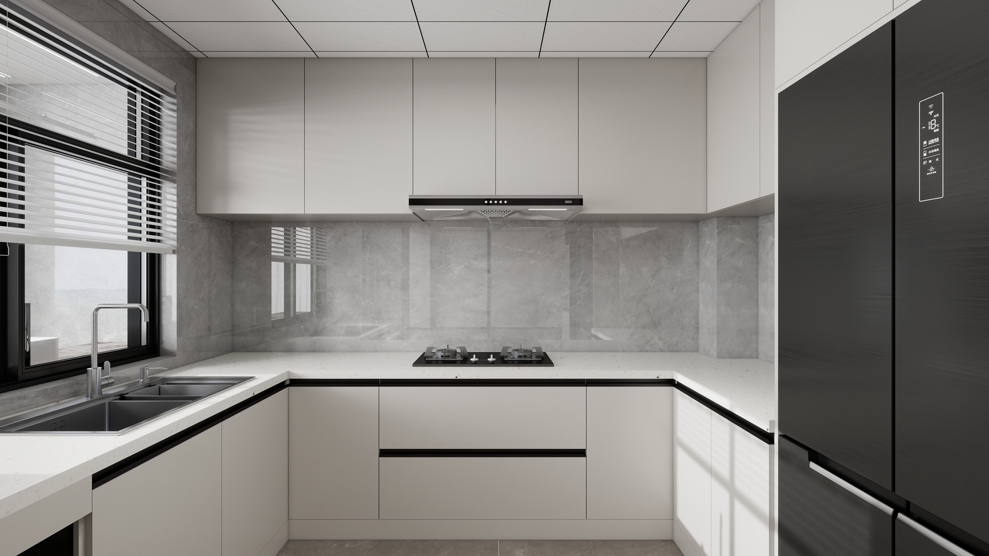 星空设计500一套-意式136㎡4室装修效果图