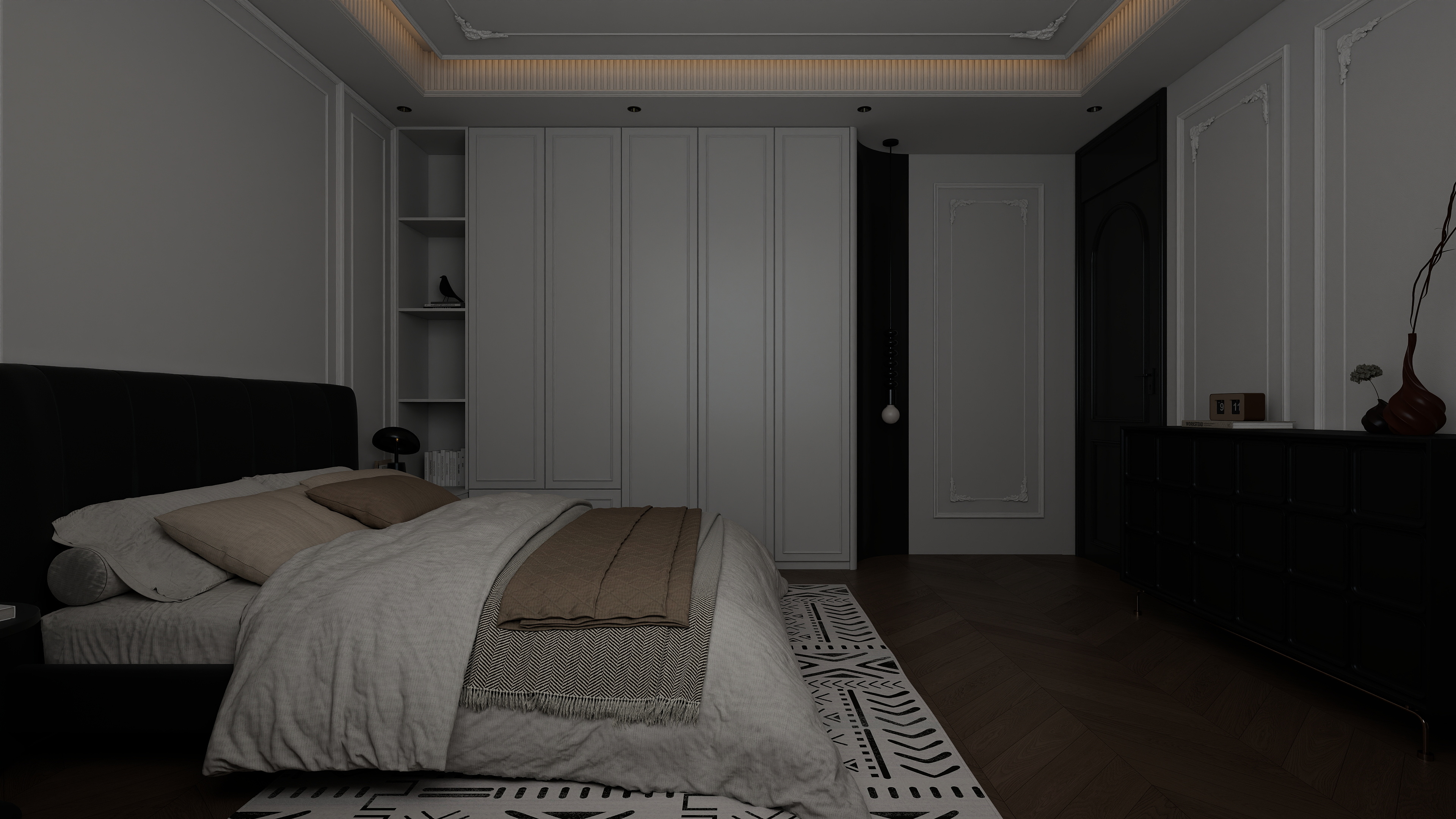 星空设计工作室design-混搭168㎡3室装修效果图