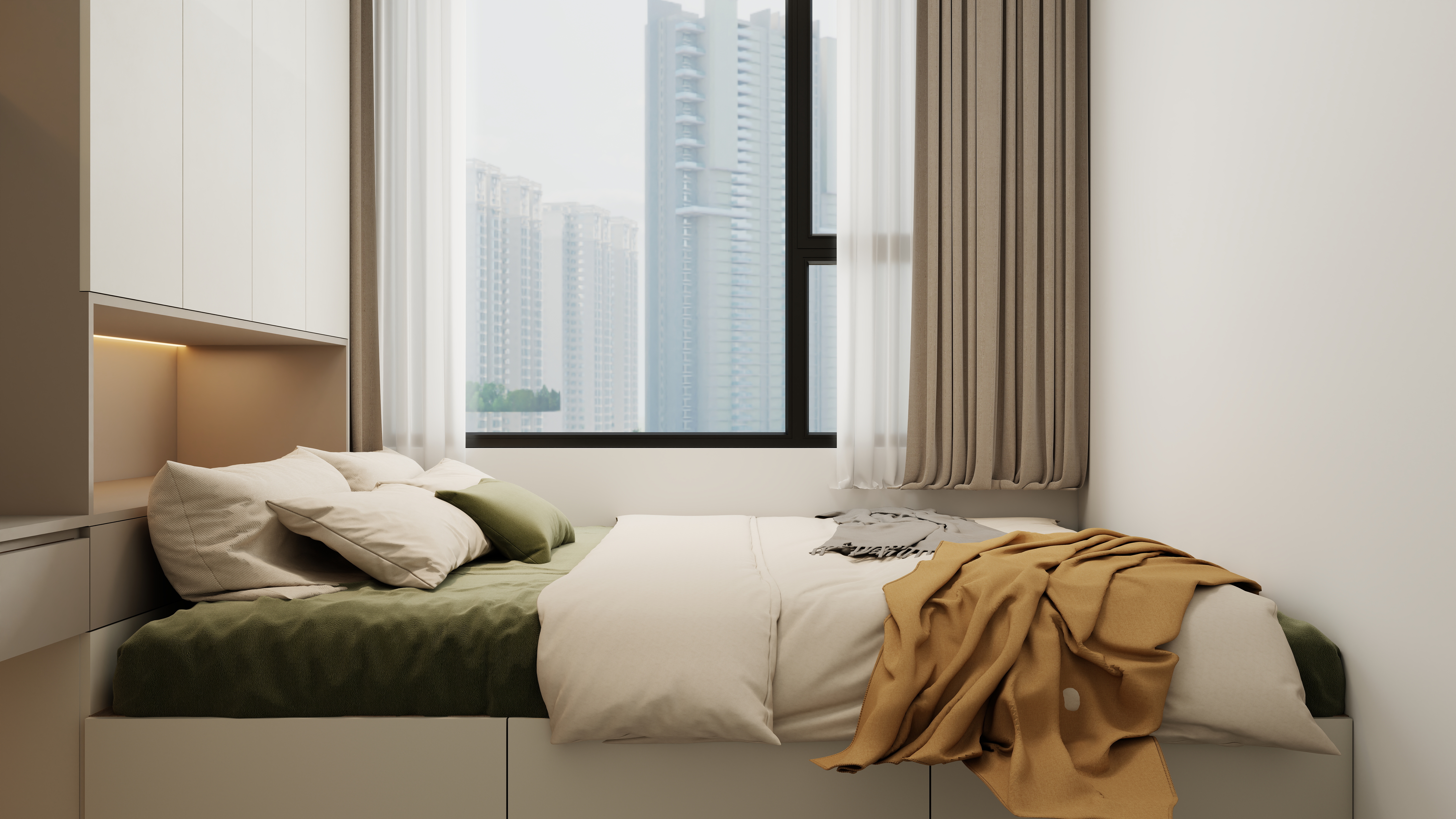 庄育霖-汇峰天峻90平现代3室一层多功能室装修效果图第2张