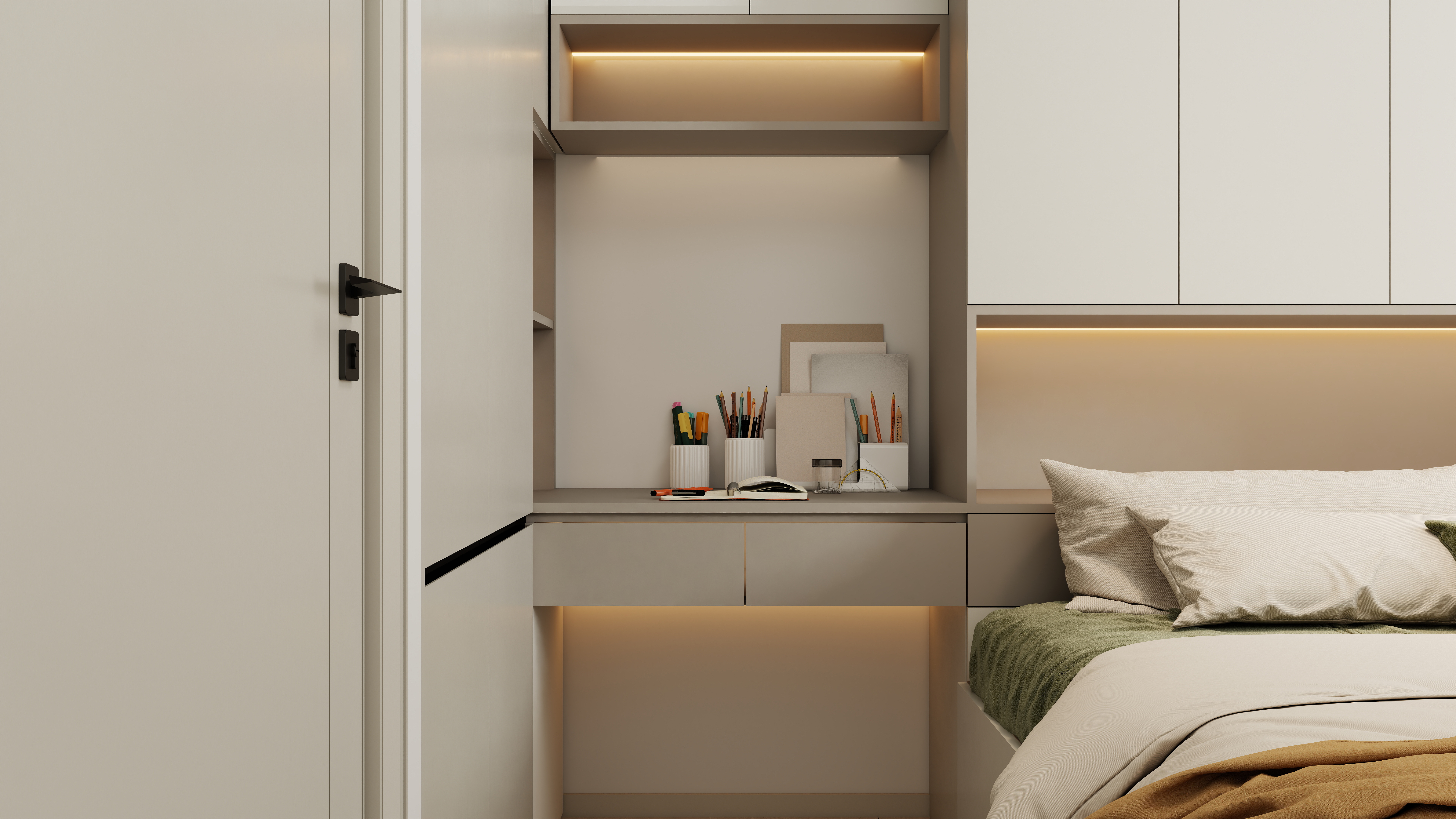 庄育霖-汇峰天峻90平现代3室一层多功能室装修效果图第1张