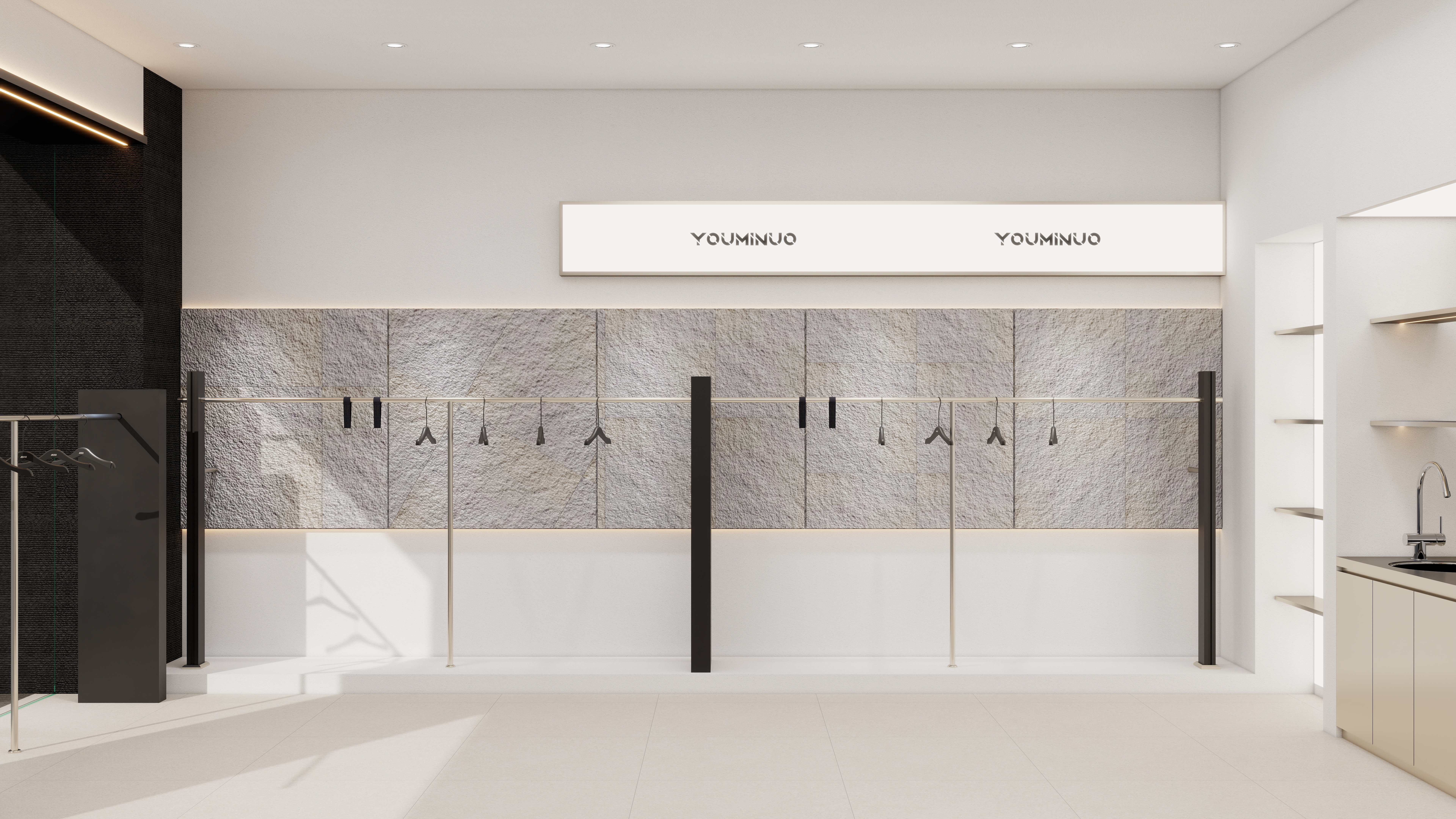 阿凌设计-优米诺-批发档口一层展厅装修效果图第5张