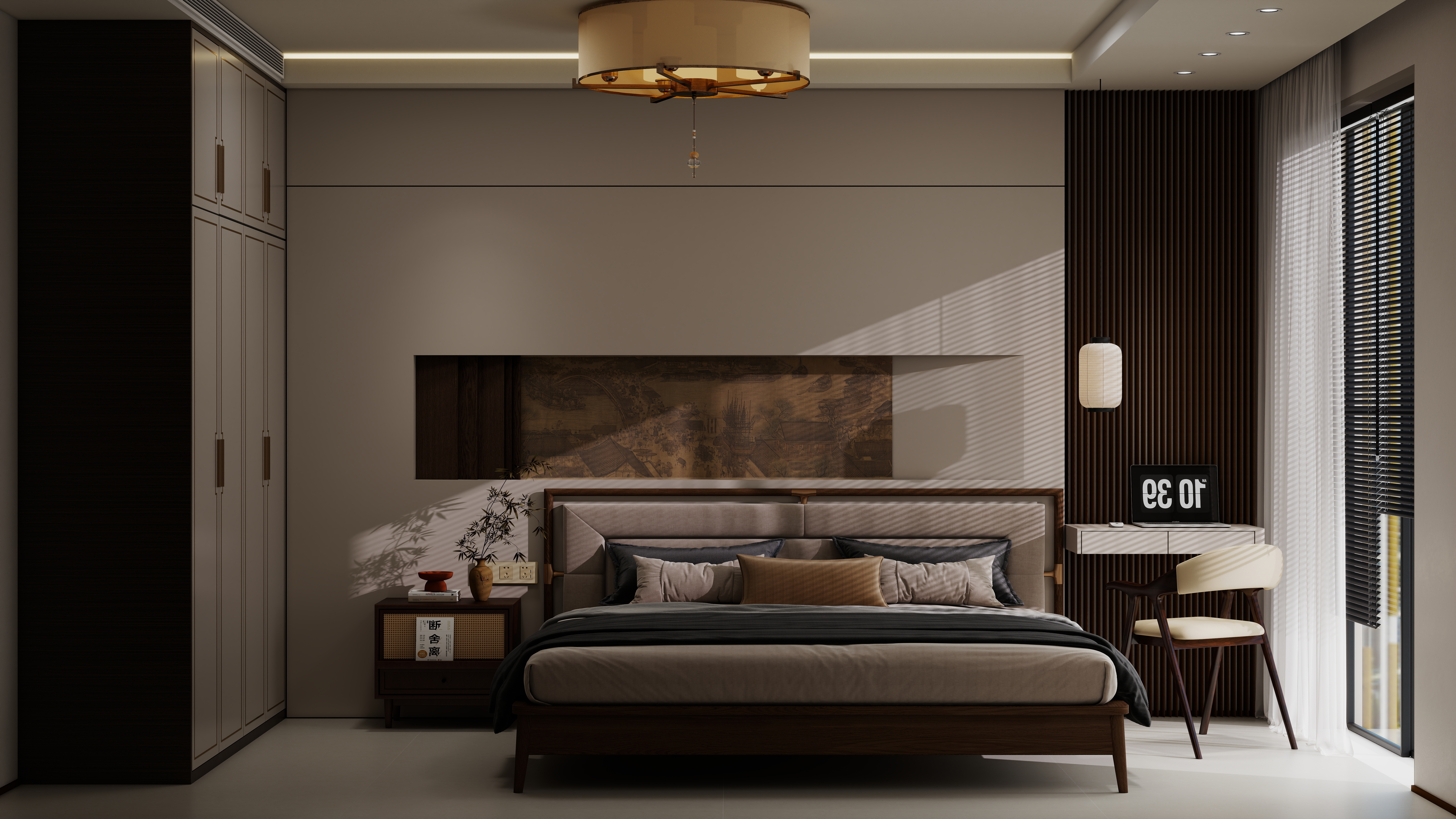 庞小羊-81㎡2室一层主卧装修效果图第1张