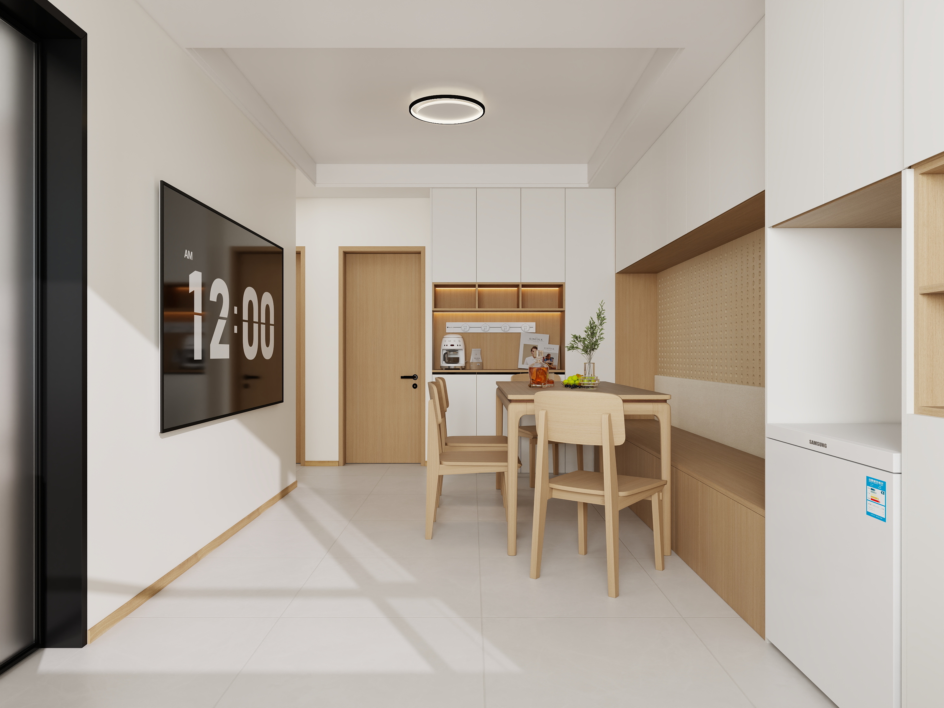 李青越-67平现代两居室装修效果图