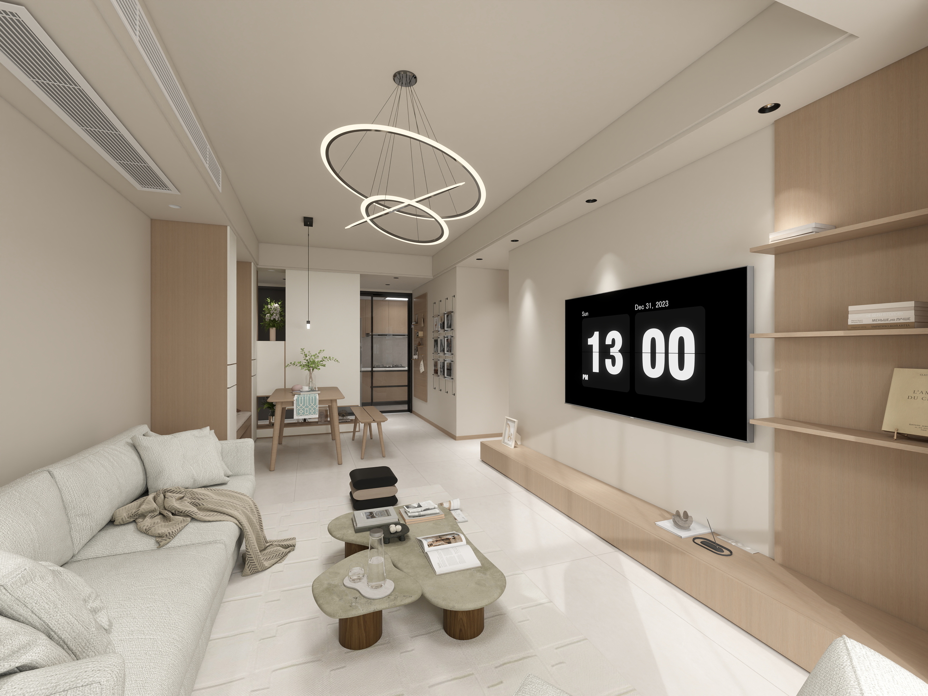 ChronoSpace-长屋计-东南郡95原木风-装修设计方案