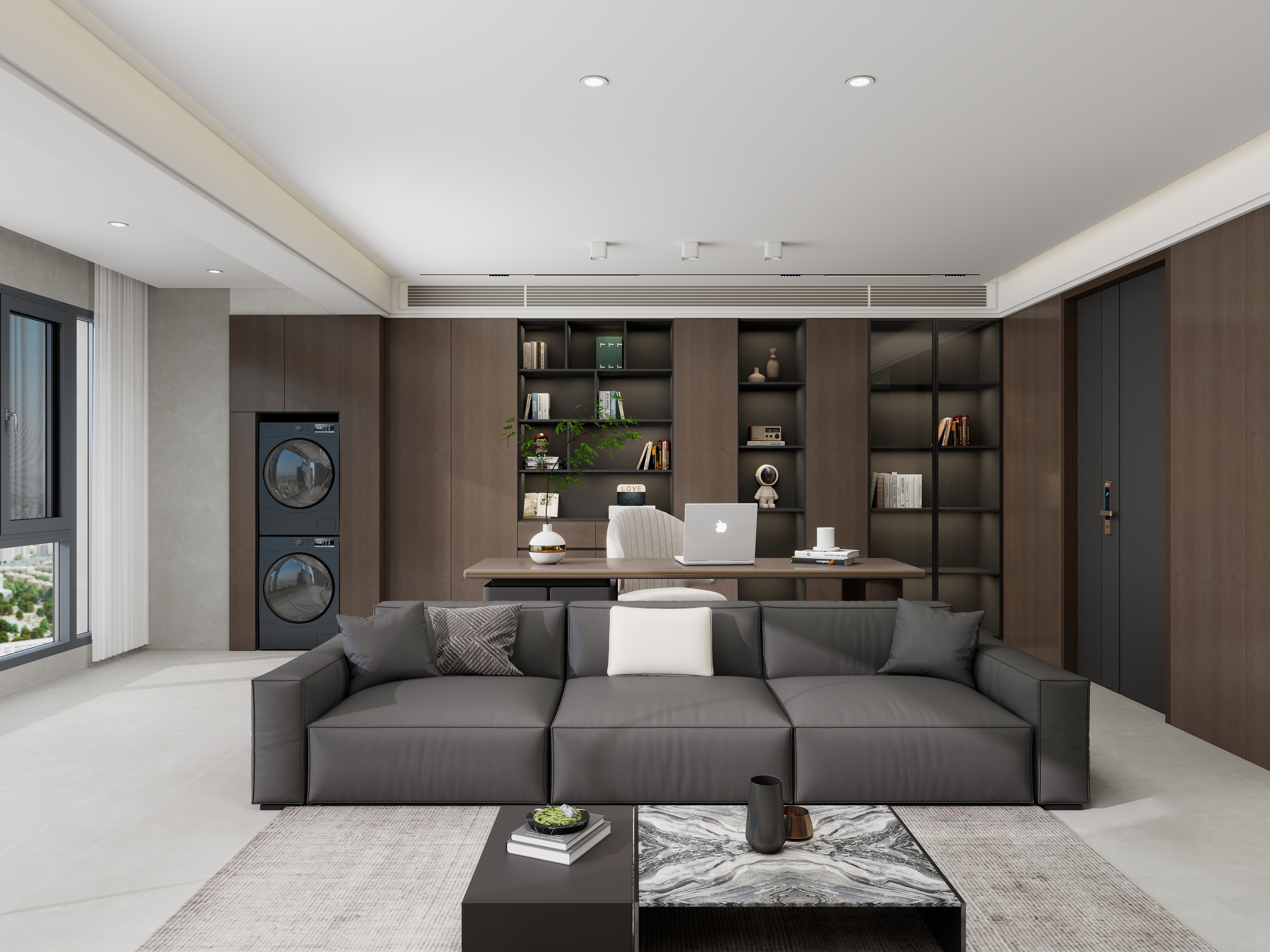 设计师-Y星辰-当代壹品府158㎡ 3室装修效果图