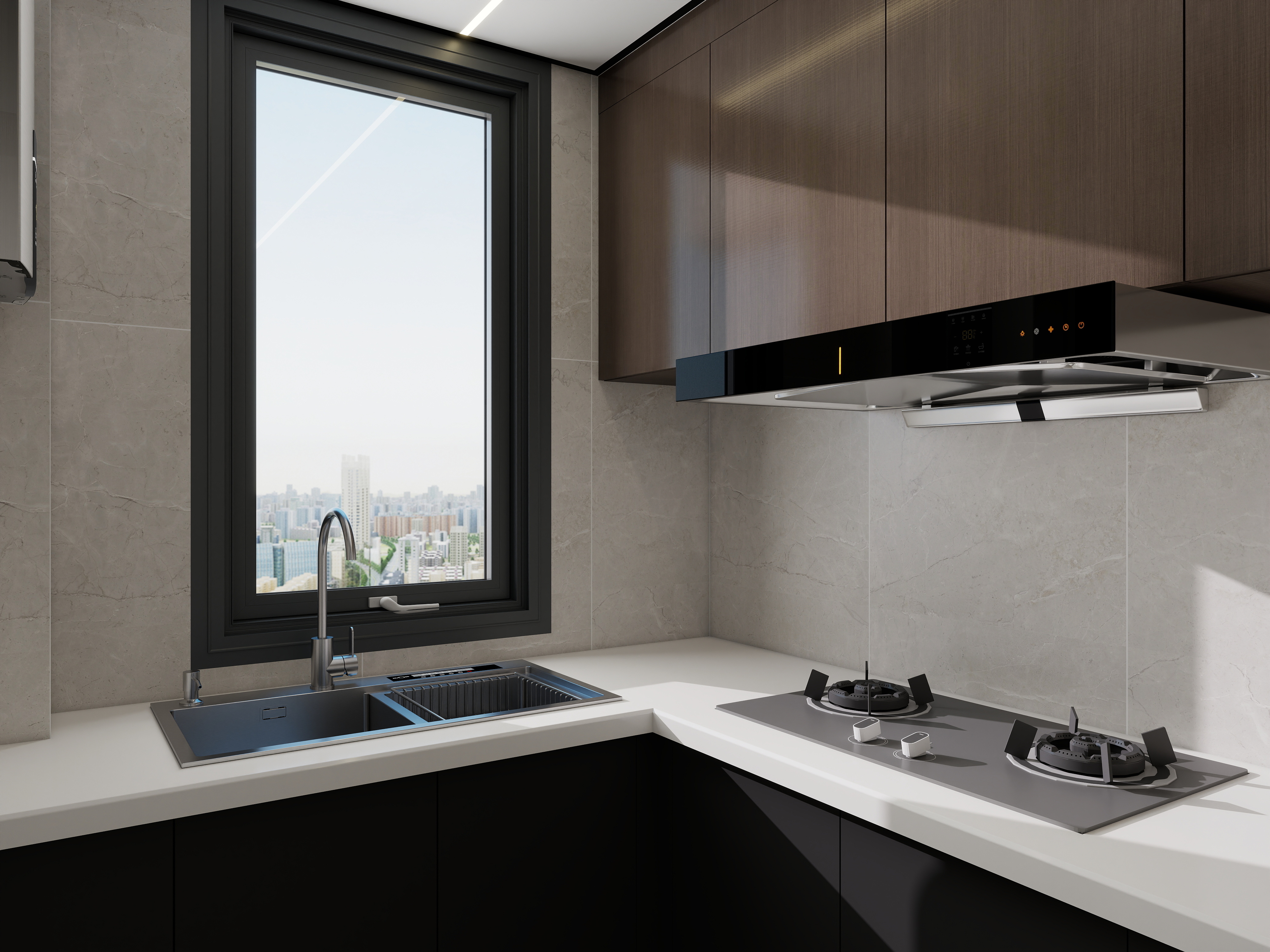 设计师-Y星辰-当代壹品府158㎡ 3室装修效果图